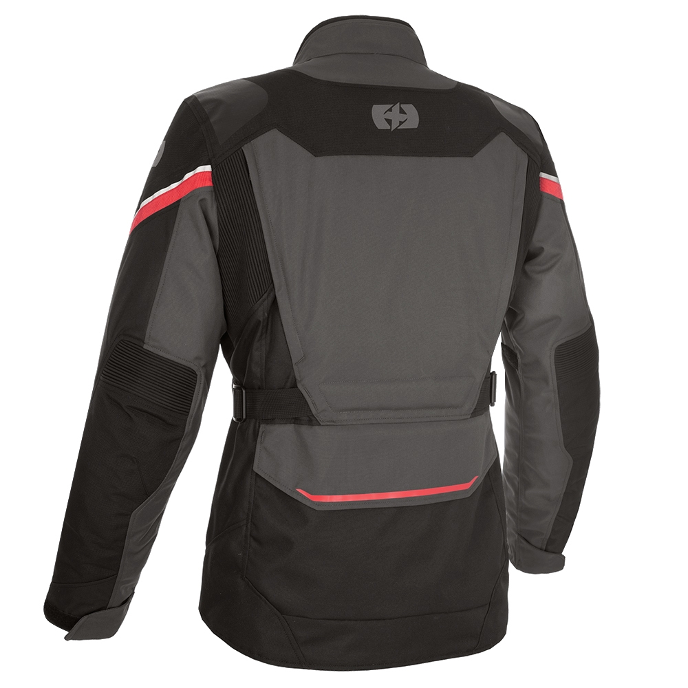 Oxford Montreal 4.0 MS Dry2Dry Jacket Black Grey & Red - Image 2