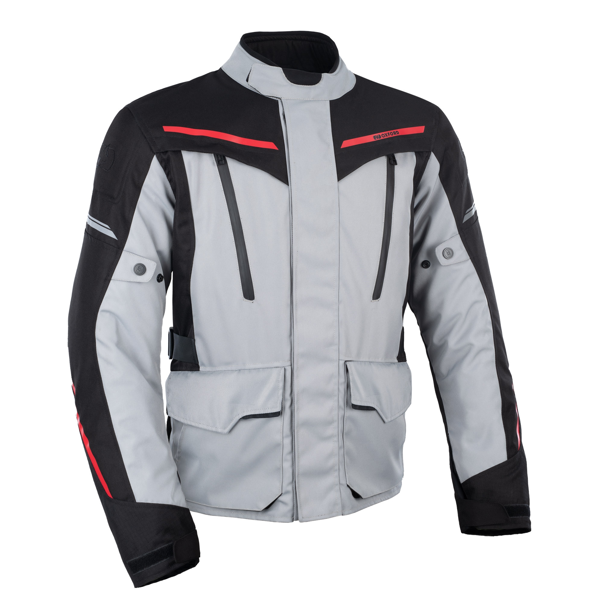 Oxford Metro 2.0 MS Jacket Grey/Black/Red