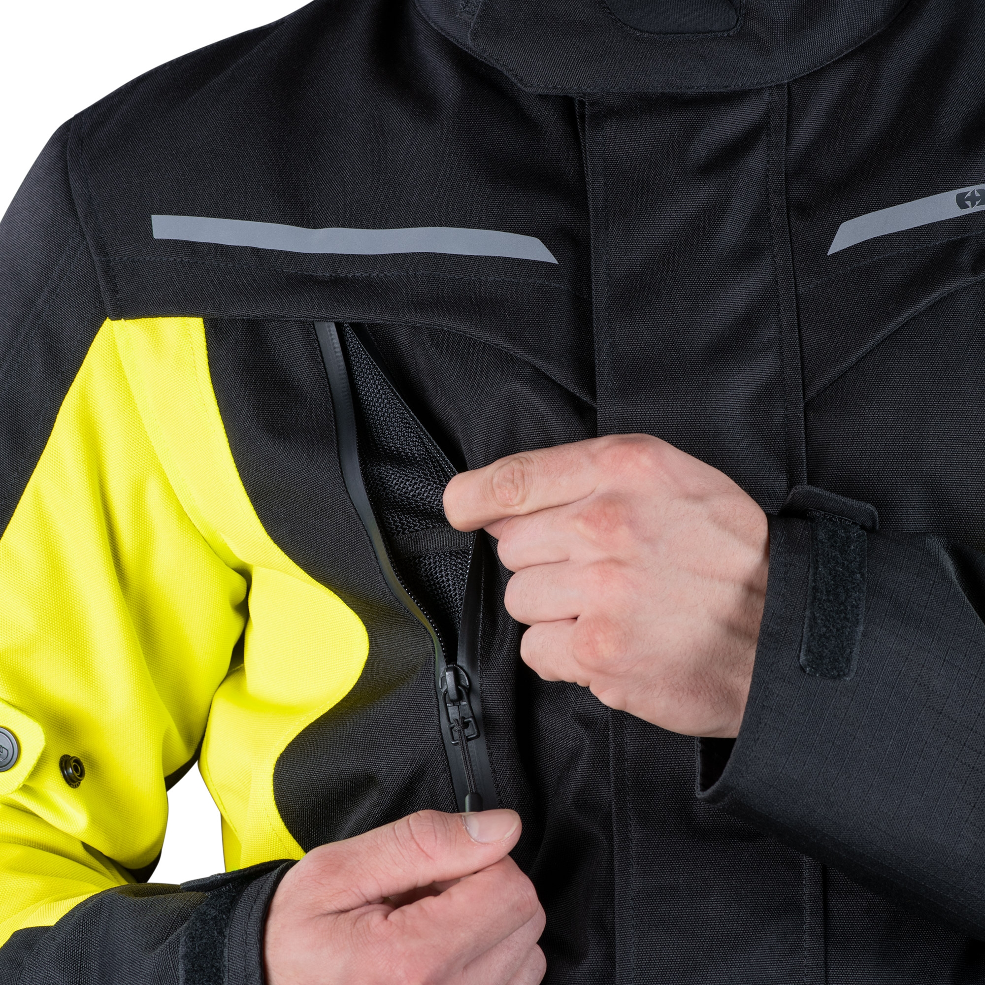 Oxford Metro 2.0 MS Jacket Black/Fluo - Image 5