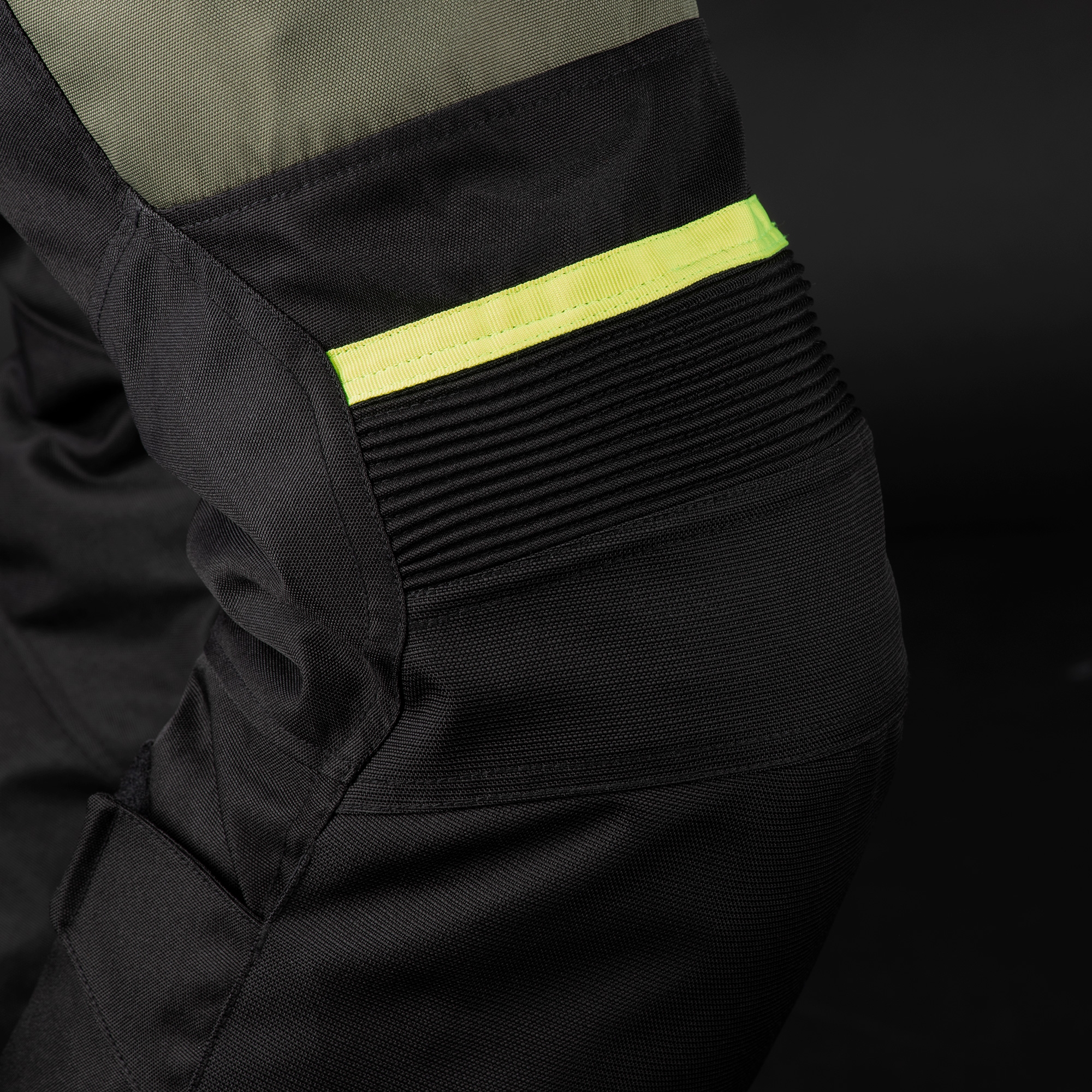 Oxford Rockland MS Pant Khaki/Blk/Fluo R - Image 6