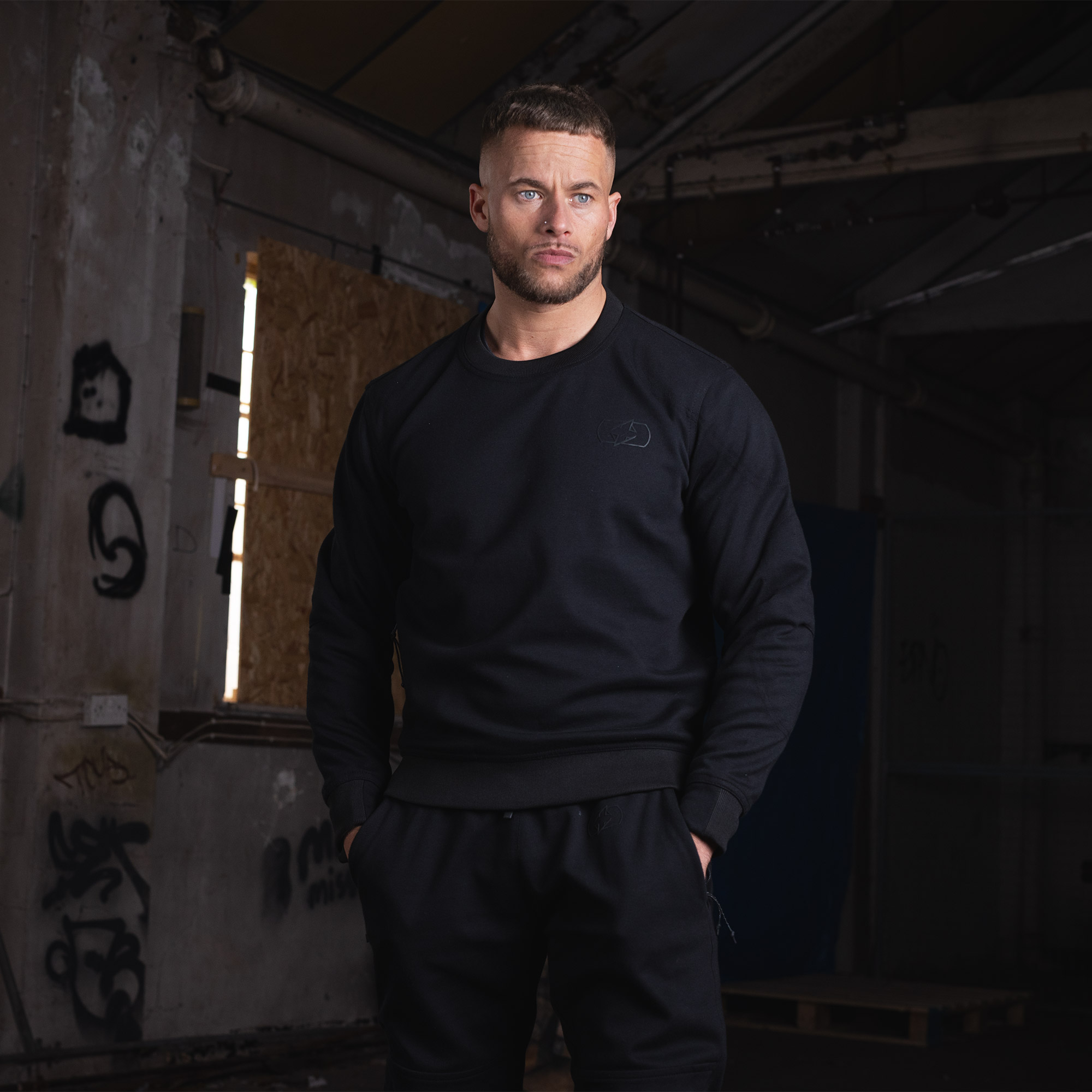 Oxford Armourlite AA MS Sweatshirt Black - Image 9
