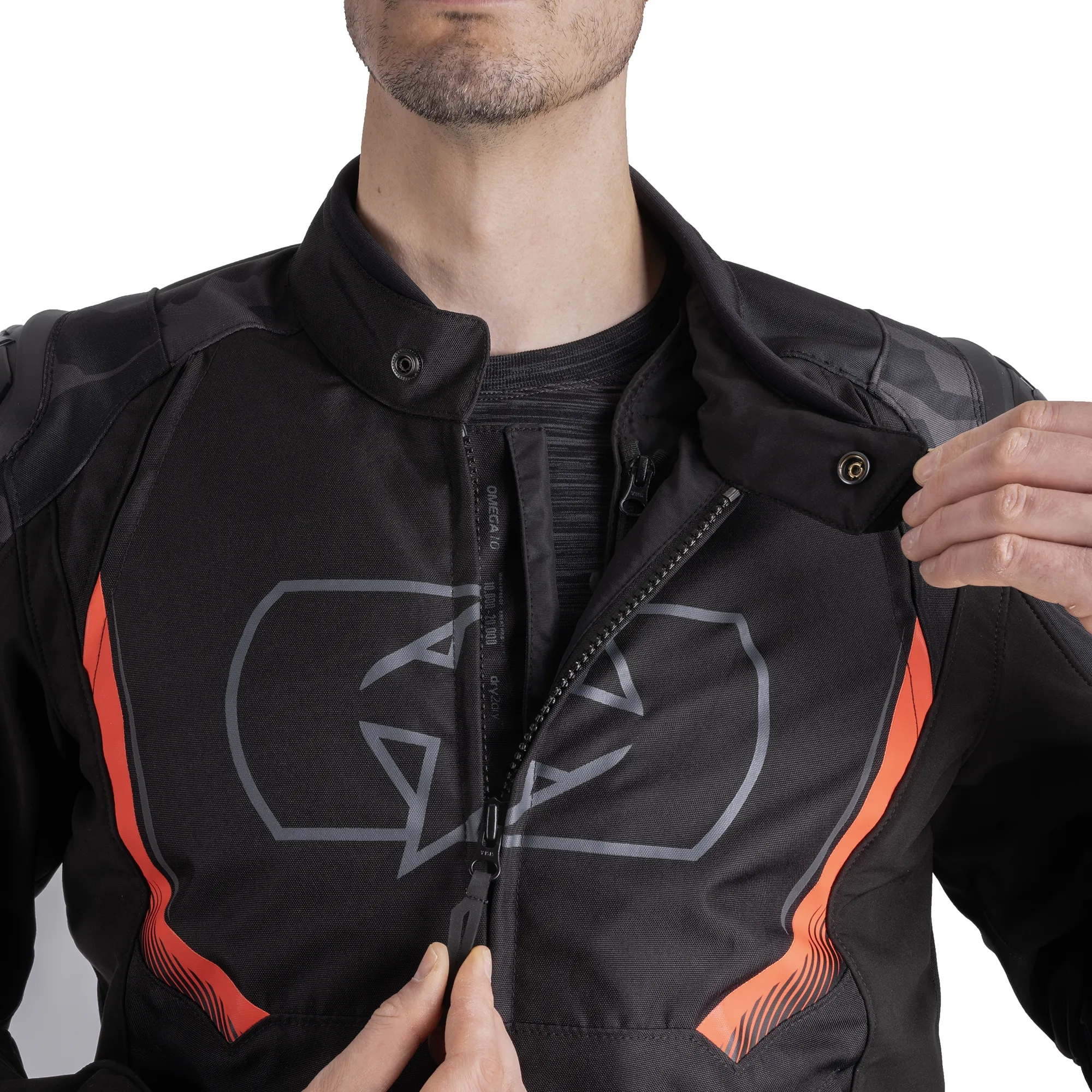 Oxford Omega 1.0 Dry2Dry MS Jacket Black/Camo/Red - Image 4