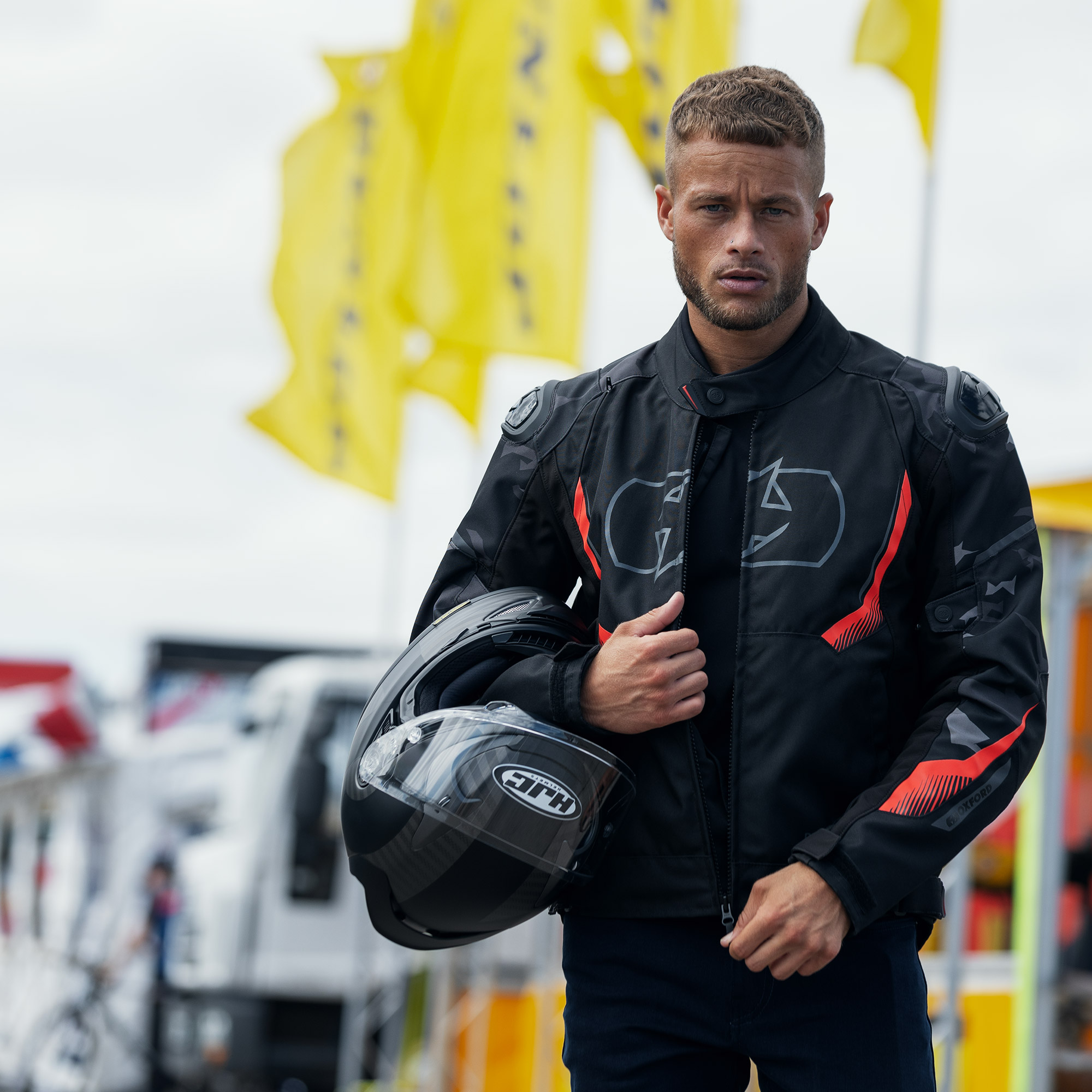 Oxford Omega 1.0 Dry2Dry MS Jacket Black/Camo/Red - Image 16
