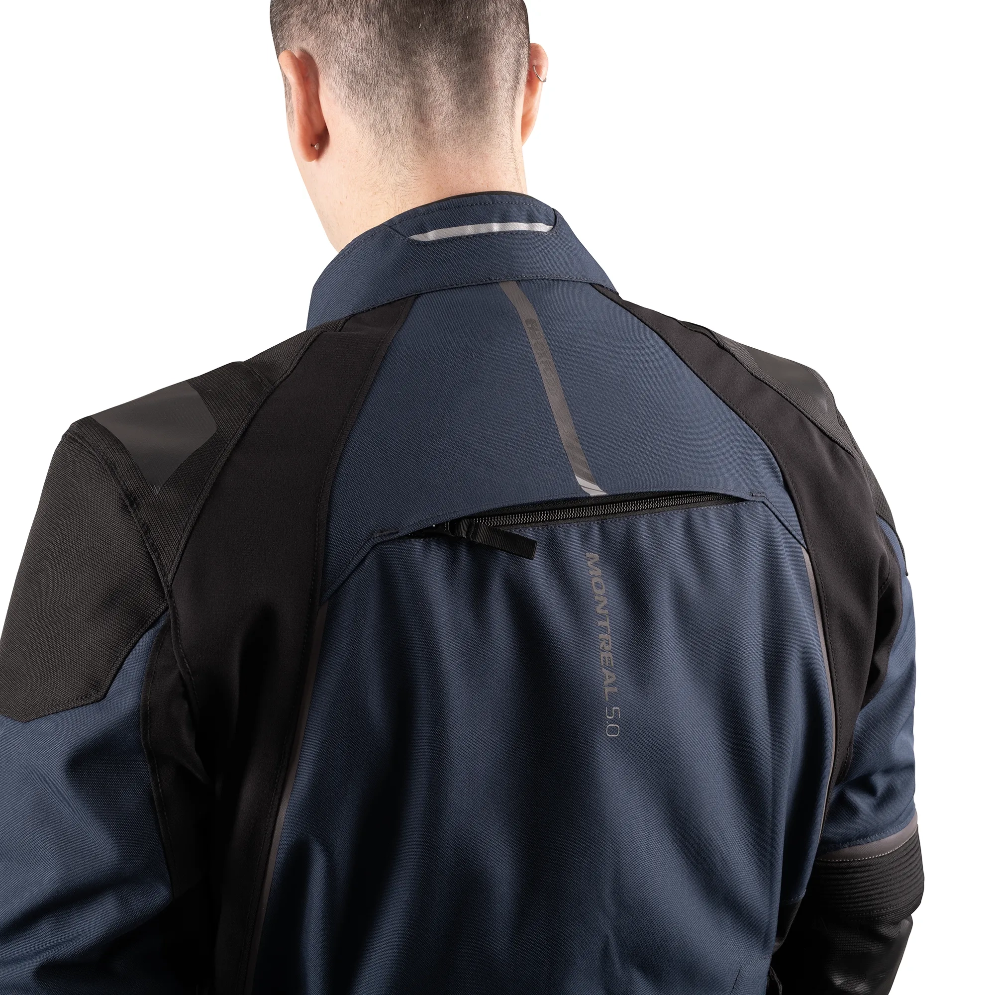 Oxford Montreal 5.0 MS Jacket Blue/Black/Grey - Image 7