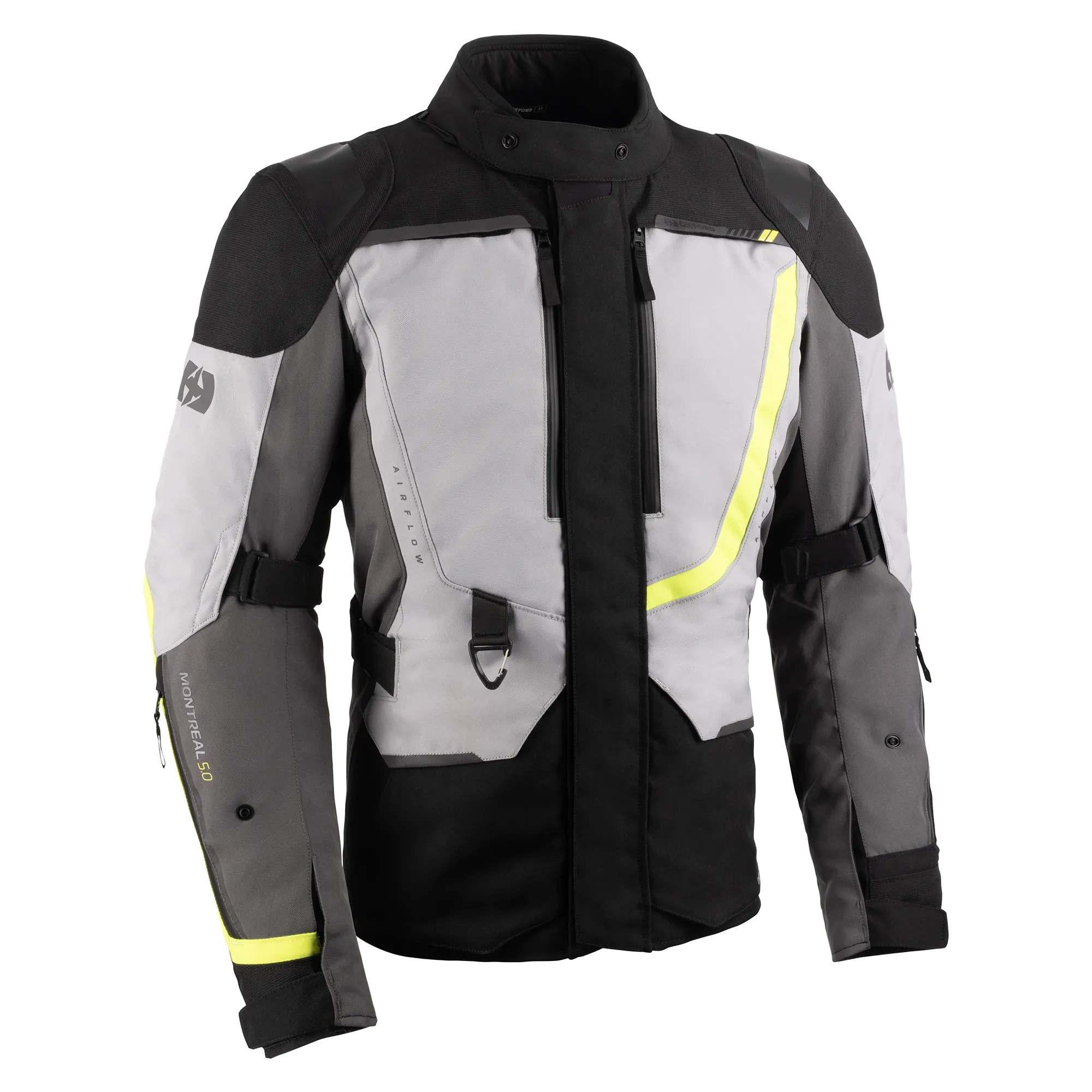 Oxford Montreal 5.0 MS Jacket Grey/Black/Yellow