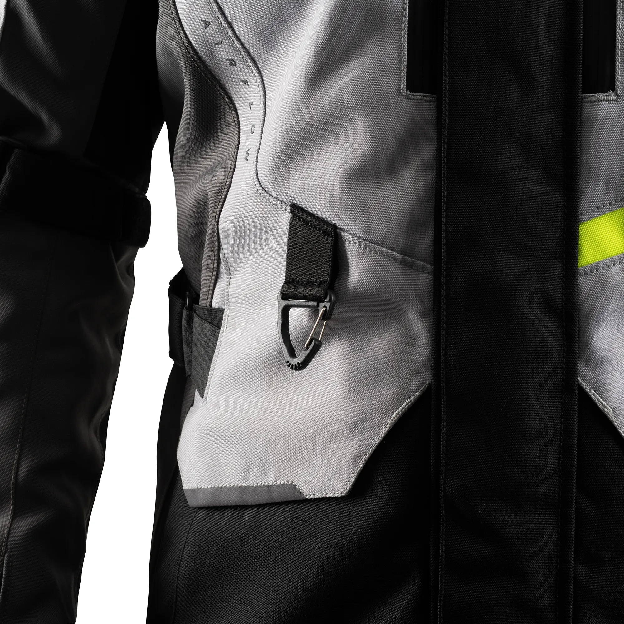 Oxford Montreal 5.0 MS Jacket Grey/Black/Yellow - Image 4