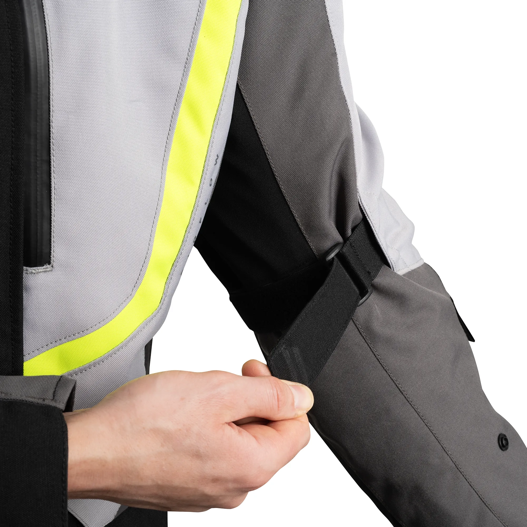 Oxford Montreal 5.0 MS Jacket Grey/Black/Yellow - Image 8