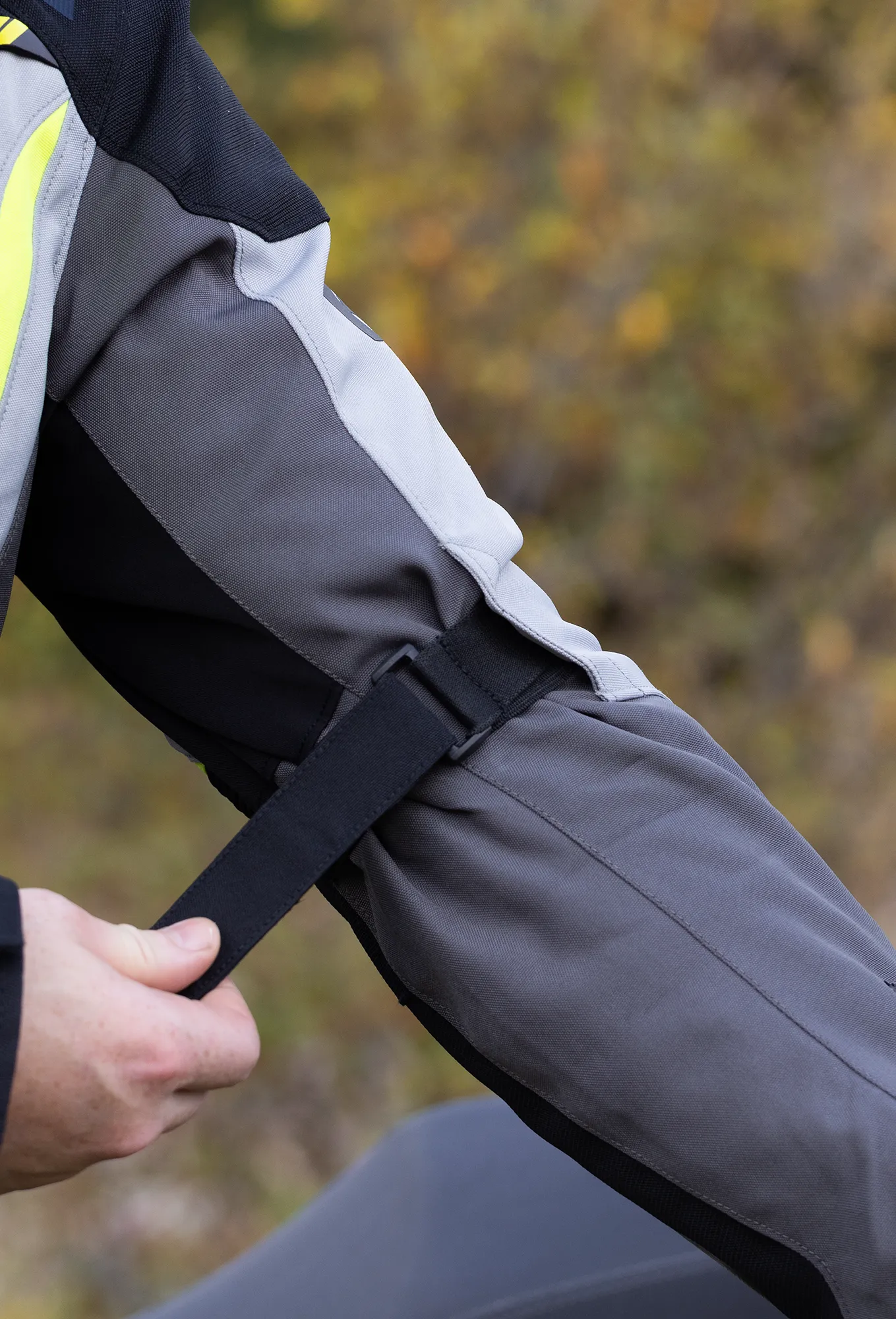 Oxford Montreal 5.0 MS Jacket Grey/Black/Yellow - Image 15