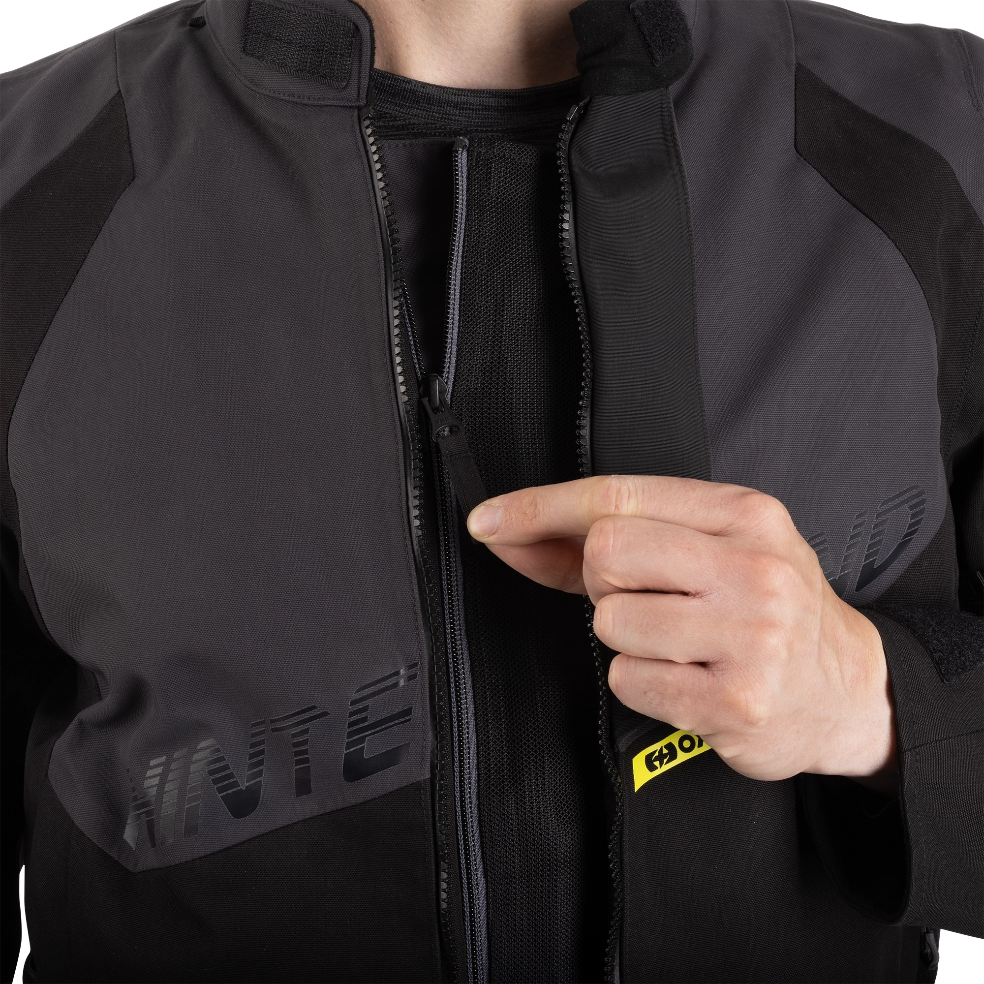 Oxford Hinterland 2.0 MS Jacket Black/Grey/Fluo - Image 9