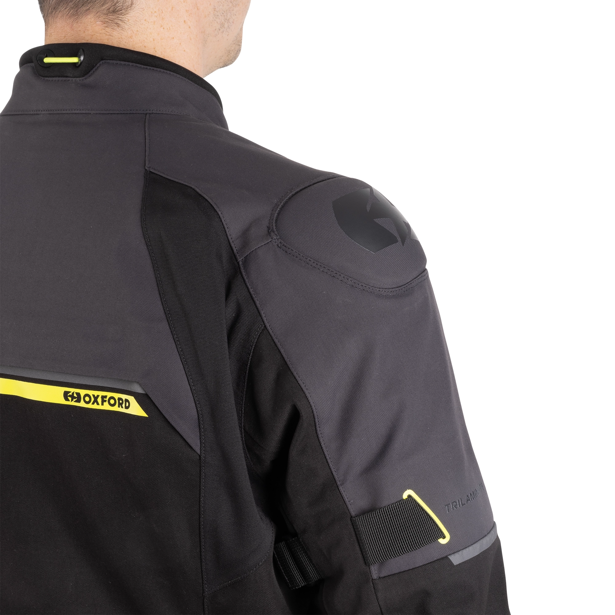 Oxford Hinterland 2.0 MS Jacket Black/Grey/Fluo - Image 10