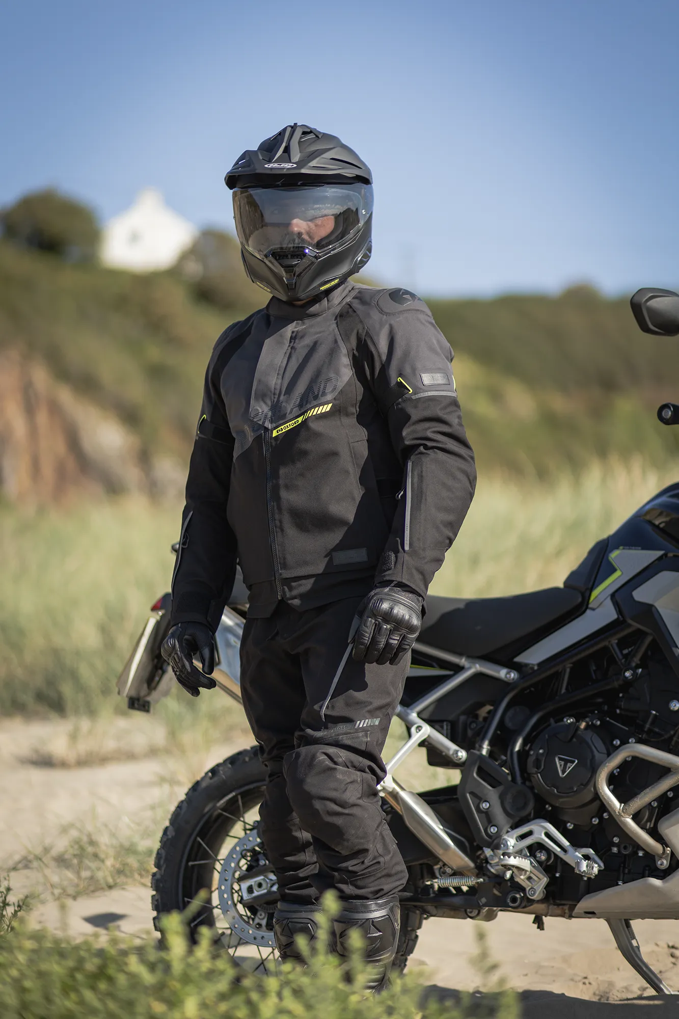 Oxford Hinterland 2.0 MS Jacket Black/Grey/Fluo - Image 15