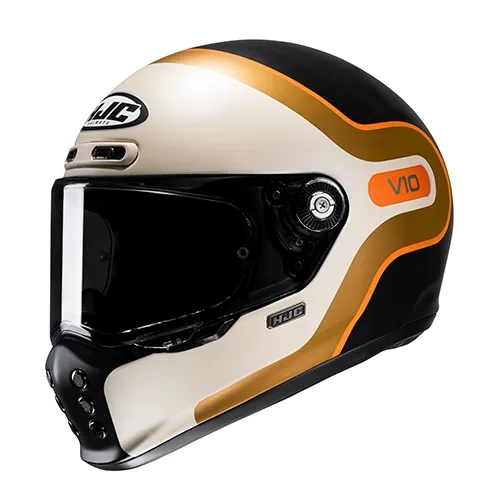 HJC V10 Grape MC7SF Orange - Image 2