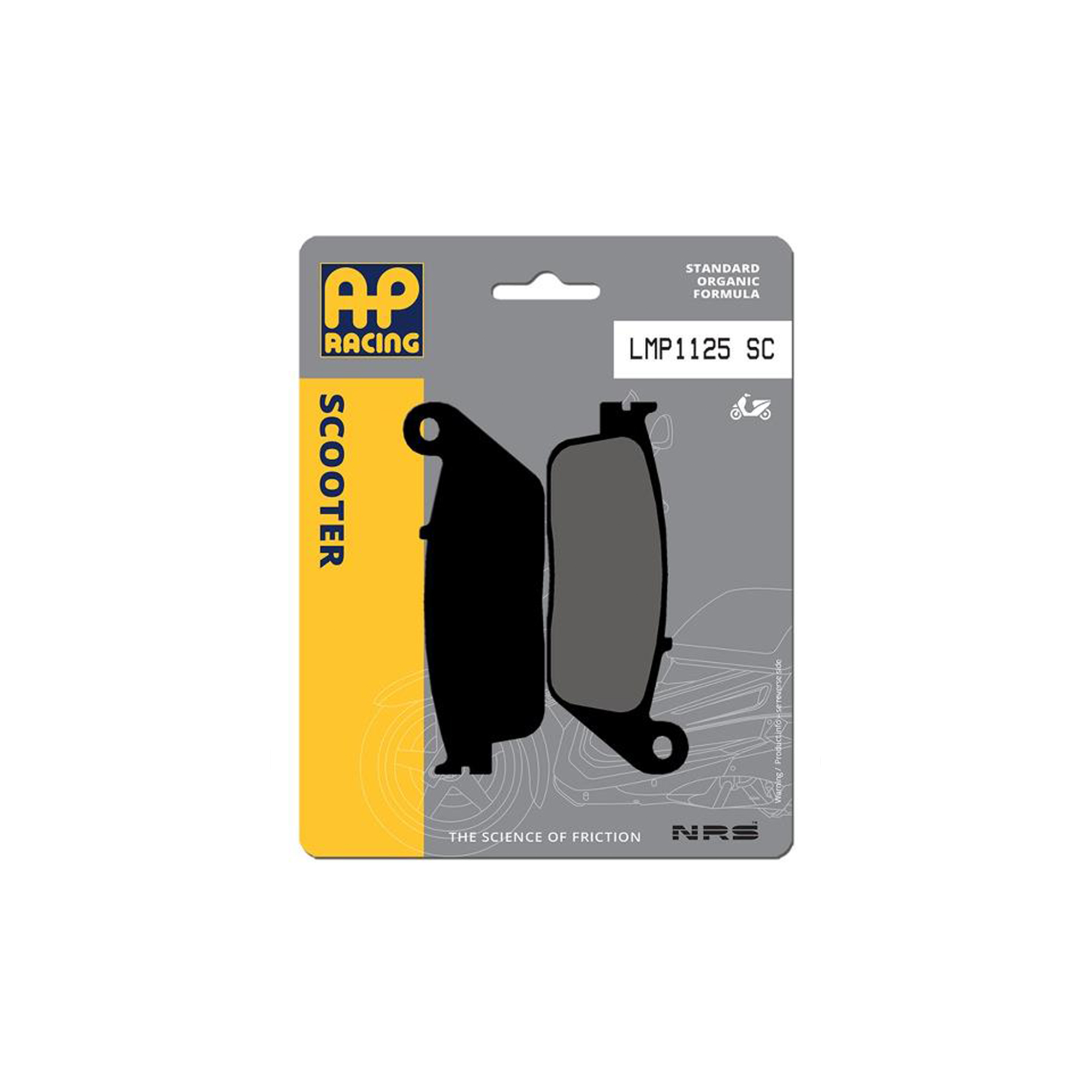 AP Racing Disc Pad Organic Scooter #1125 - Image 3