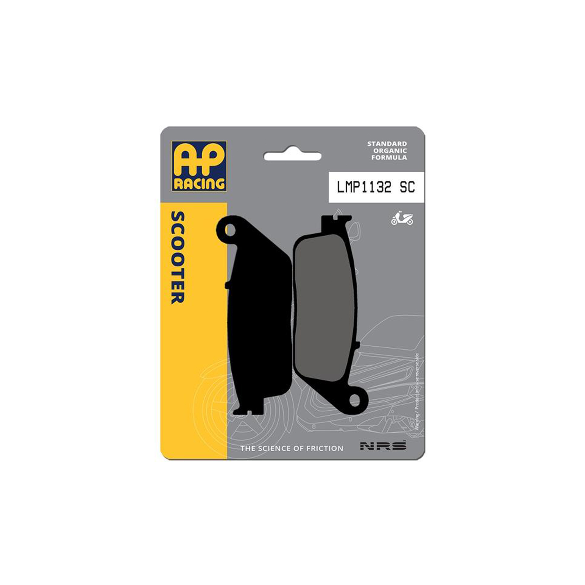 AP Racing Disc Pad Organic Scooter #1132 - Image 3