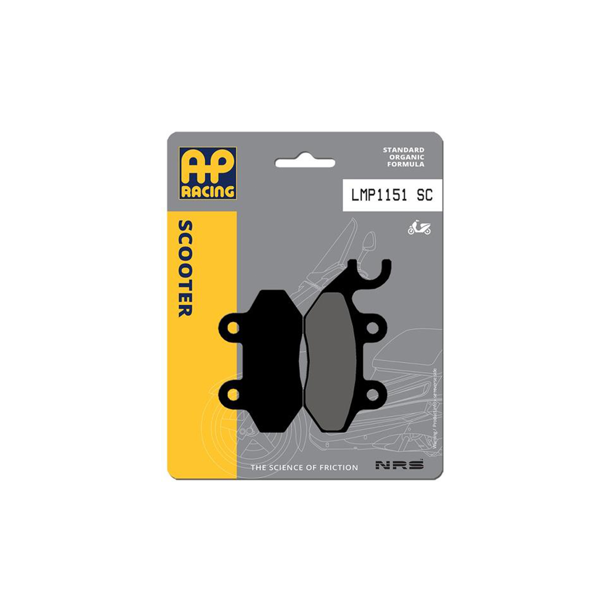 AP Racing Disc Pad Organic Scooter #1151 - Image 3