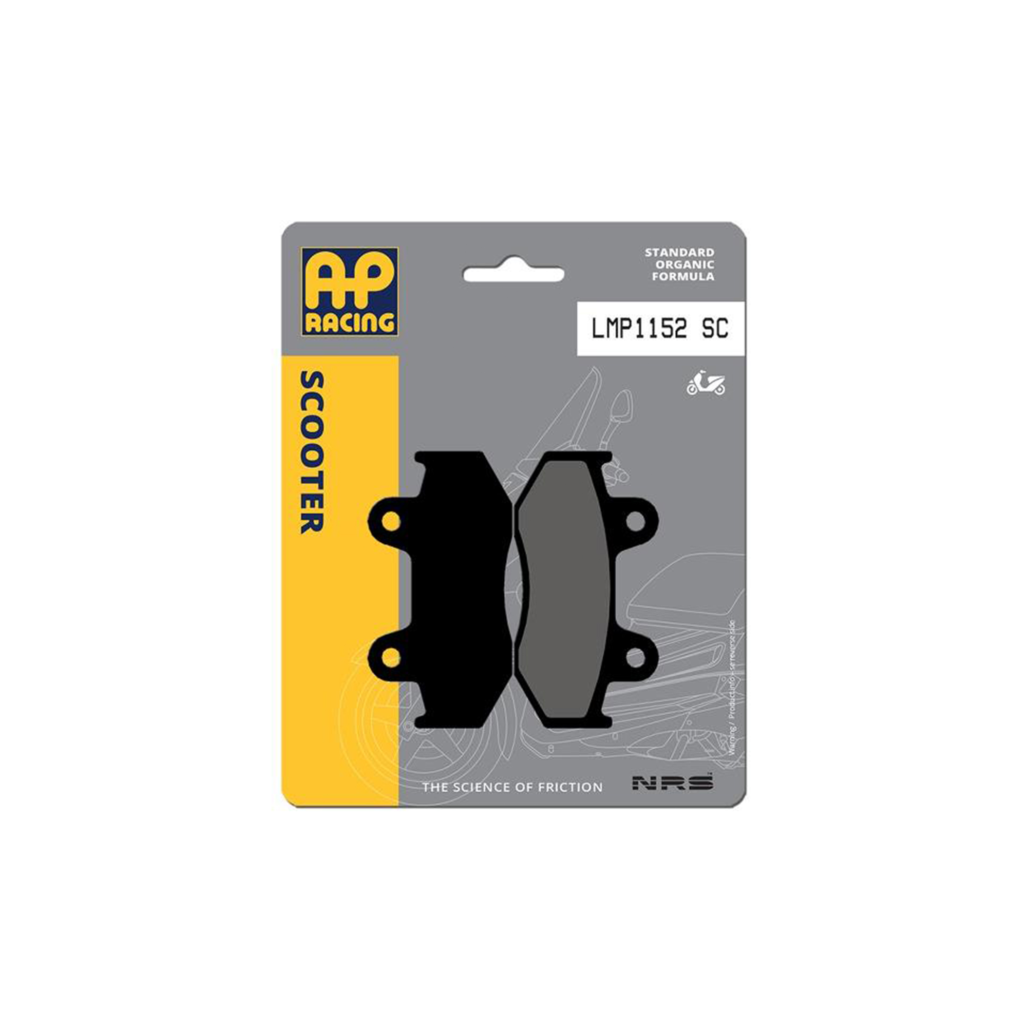 AP Racing Disc Pad Organic Scooter #1152 - Image 3