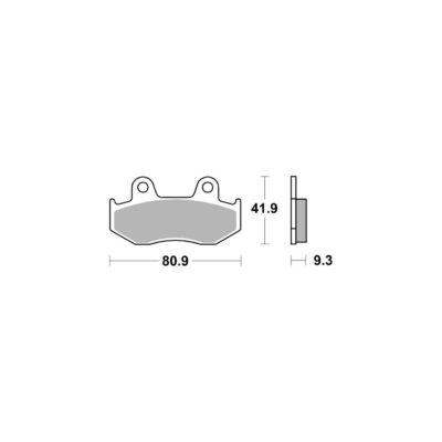 AP Racing Disc Pad Organic Scooter #1152