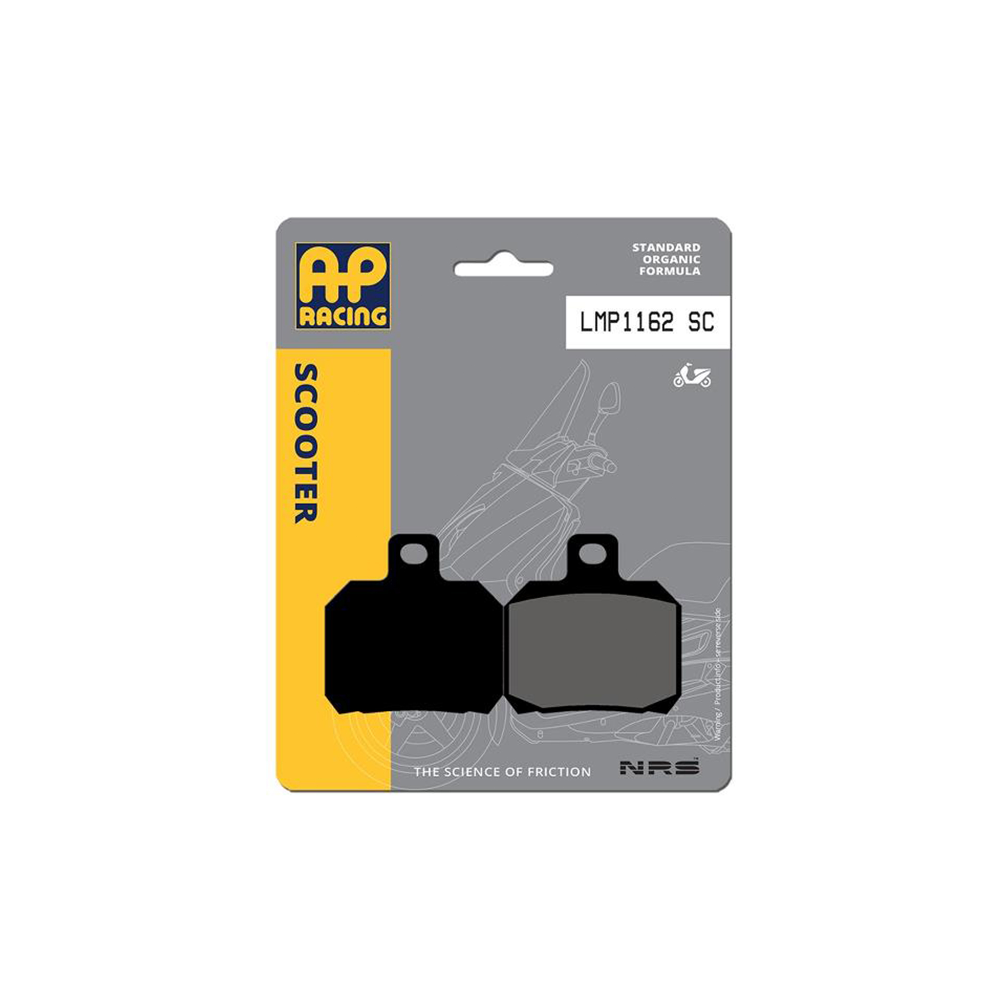 AP Racing Disc Pad Organic Scooter #1162 - Image 3