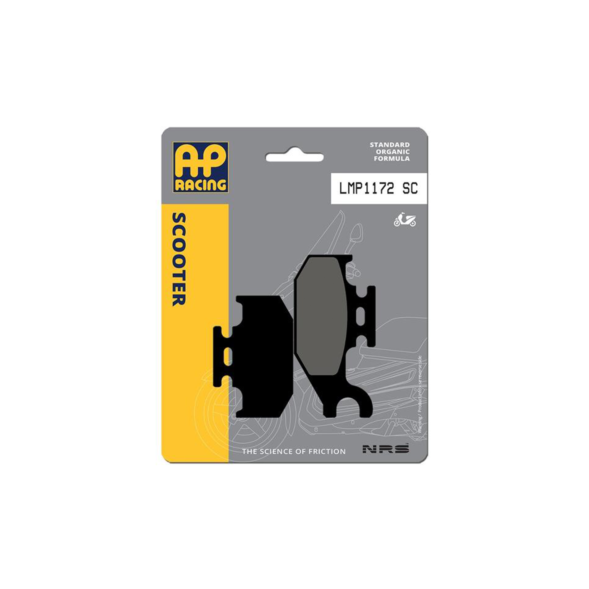 AP Racing Disc Pad Organic Scooter #1172 - Image 3