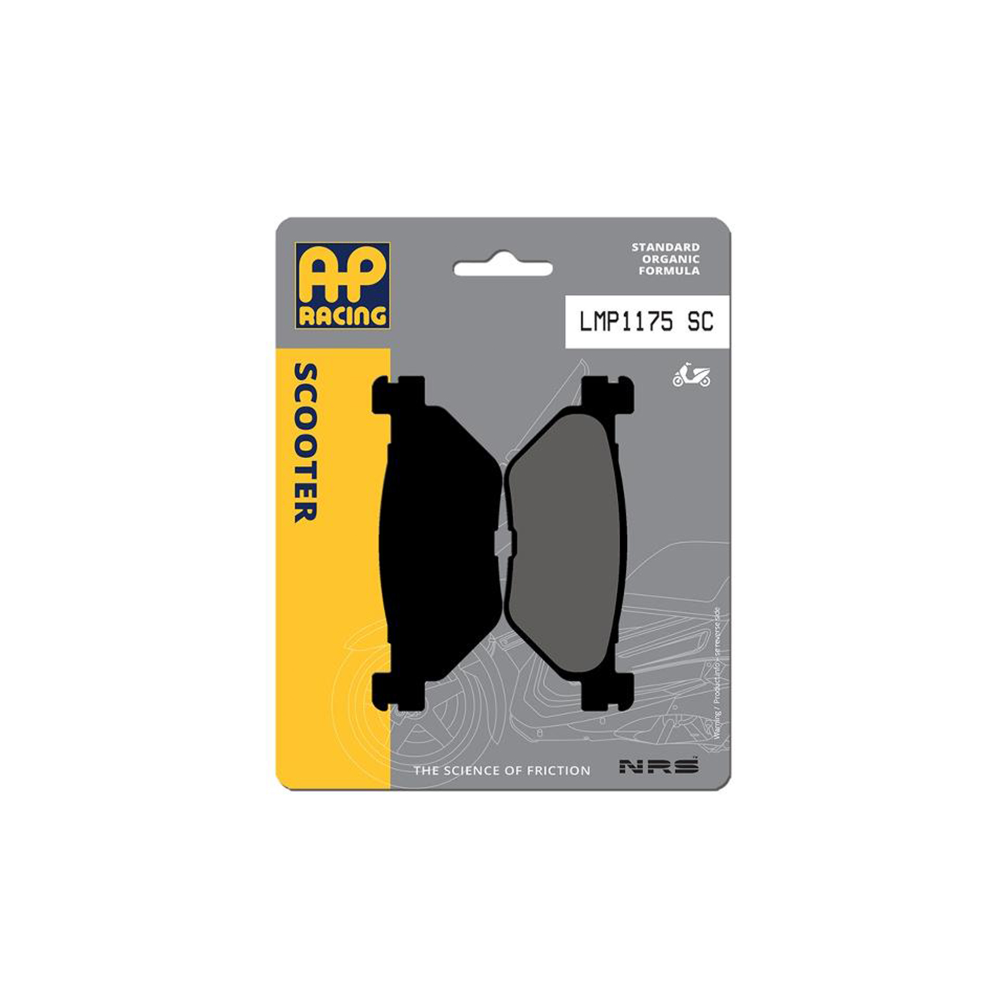 AP Racing Disc Pad Organic Scooter #1175 - Image 3