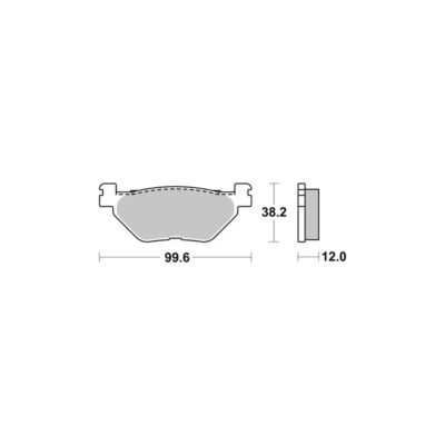 AP Racing Disc Pad Organic Scooter #1175