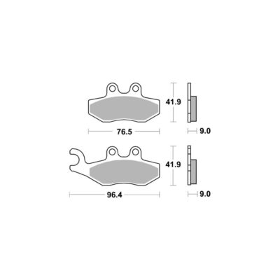 AP Racing Disc Pad Organic Scooter #1185
