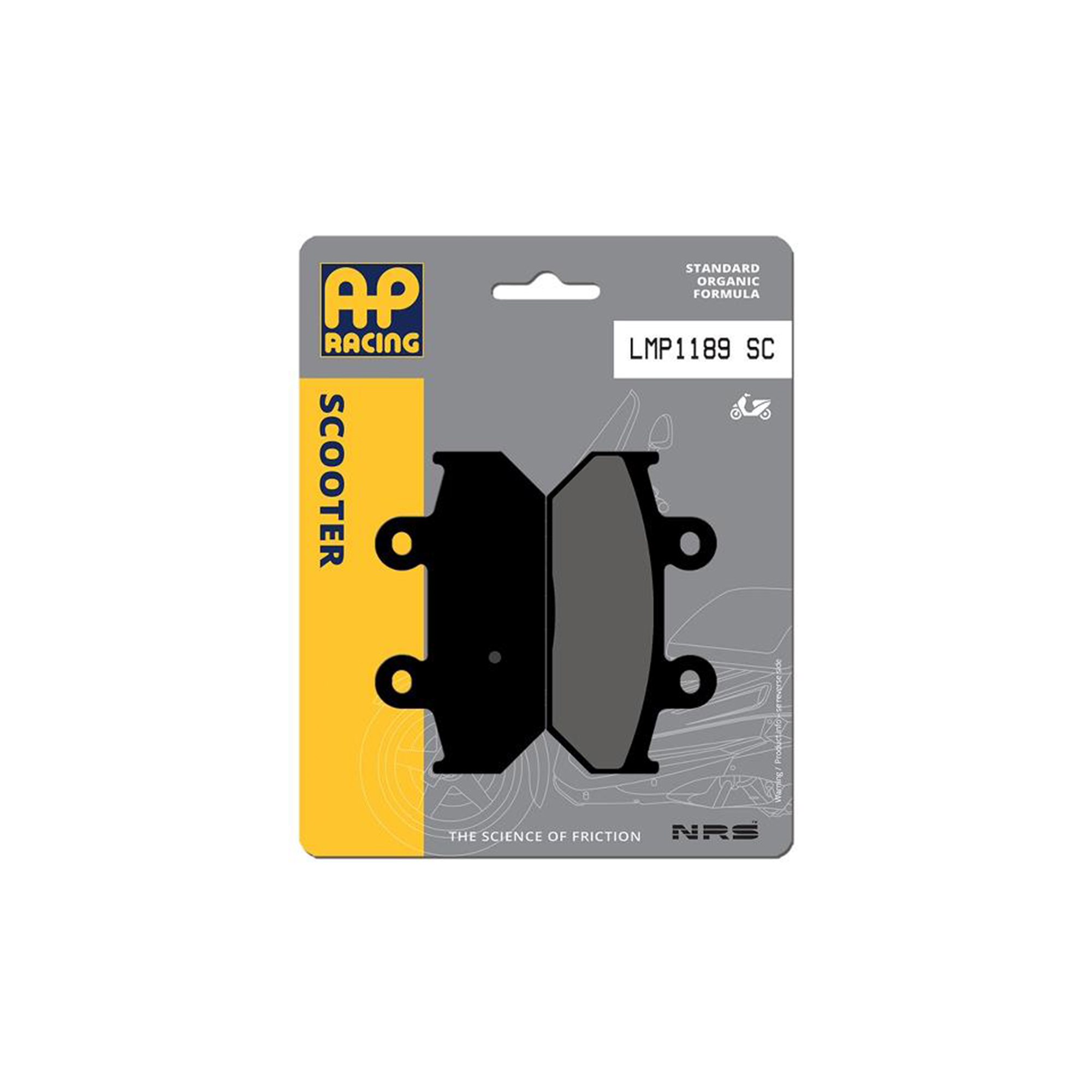 AP Racing Disc Pad Organic Scooter #1189 - Image 3