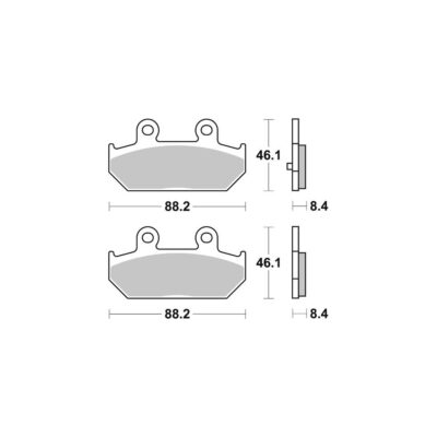 AP Racing Disc Pad Organic Scooter #1189