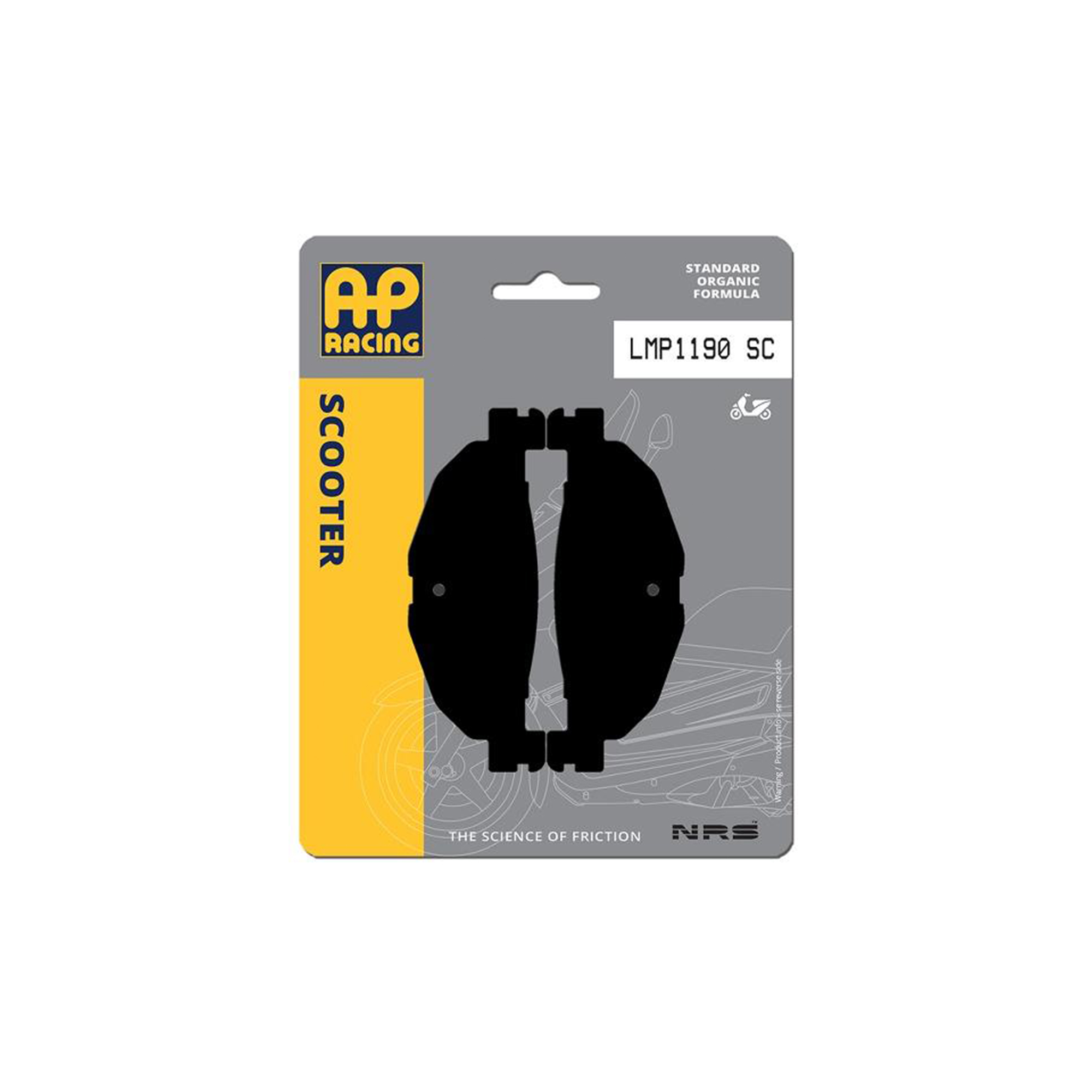 AP Racing Disc Pad Organic Scooter #1190 - Image 3