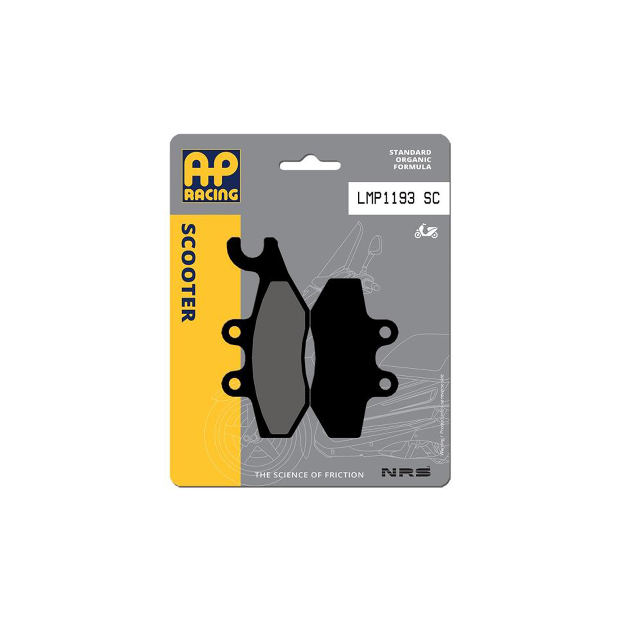 AP Racing Disc Pad Organic Scooter #1193 - Image 3