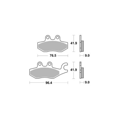 AP Racing Disc Pad Organic Scooter #1193
