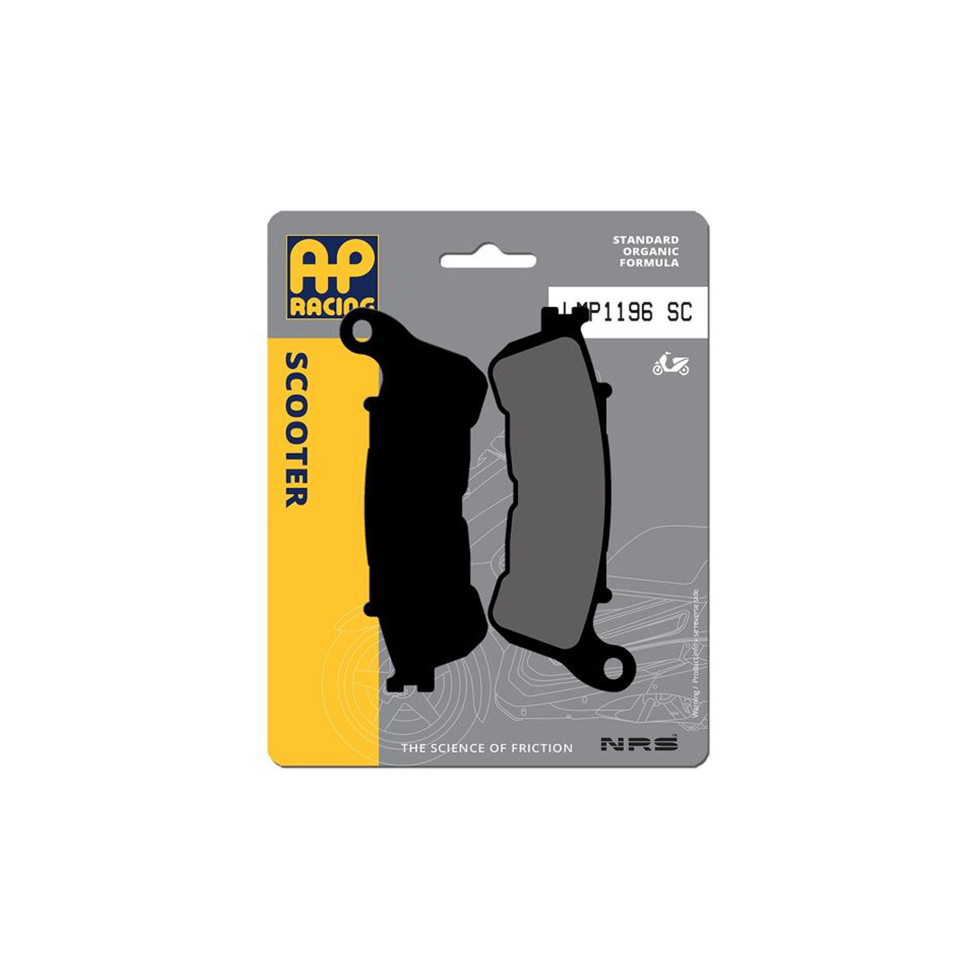 AP Racing Disc Pad Organic Scooter #1196 - Image 3