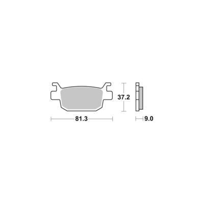 AP Racing Disc Pad Organic Scooter #1198