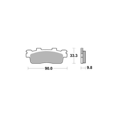 AP Racing Disc Pad Organic Scooter #1207