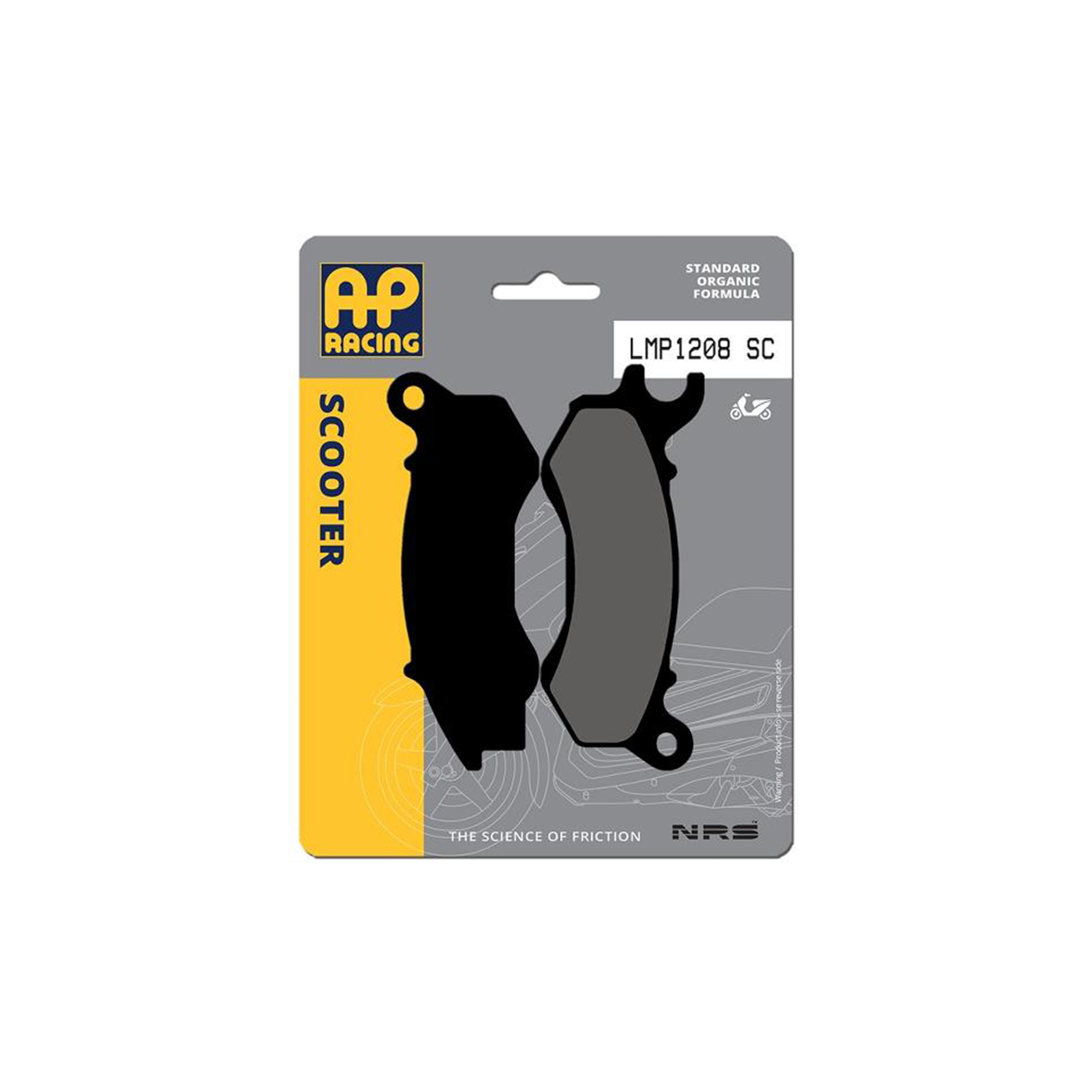 AP Racing Disc Pad Organic Scooter #1208 - Image 3