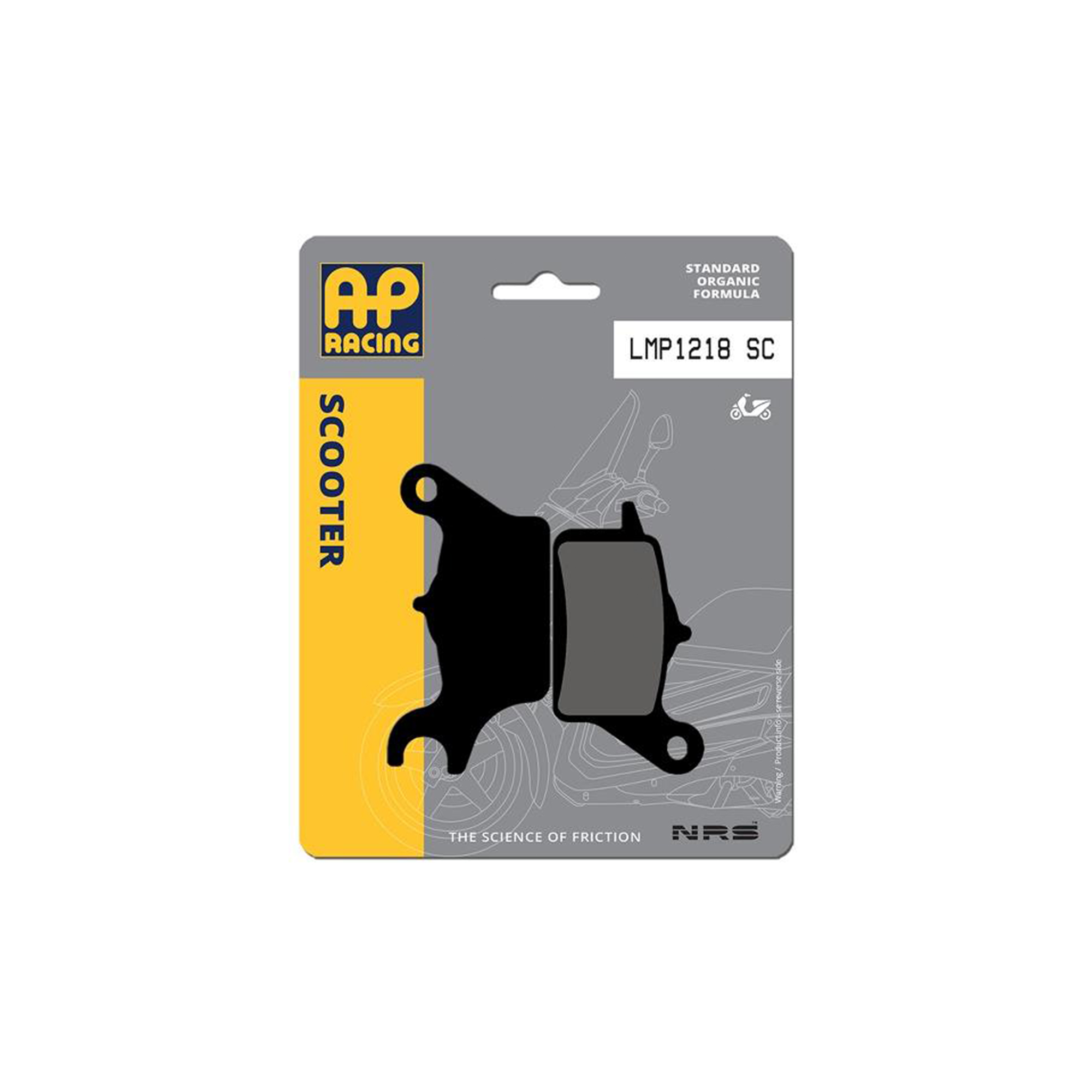 AP Racing Disc Pad Organic Scooter #1218 - Image 3
