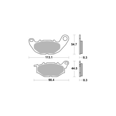 AP Racing Disc Pad Organic Scooter #1221