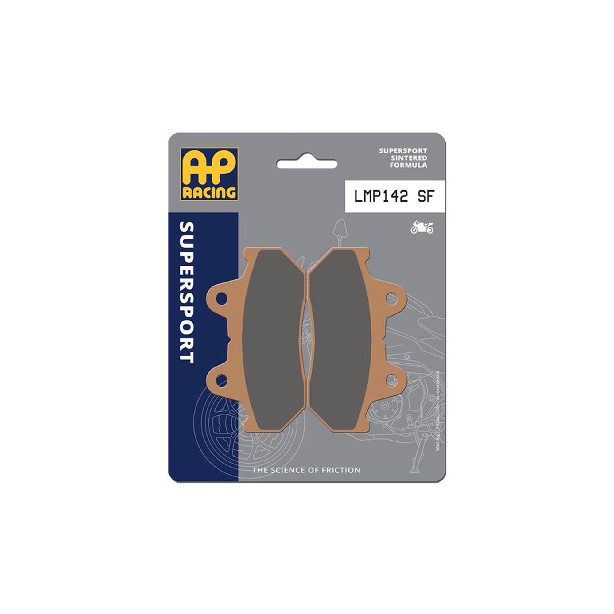 AP Racing SF Supersport Sinter Front Disc Pads - #142SF - Image 3