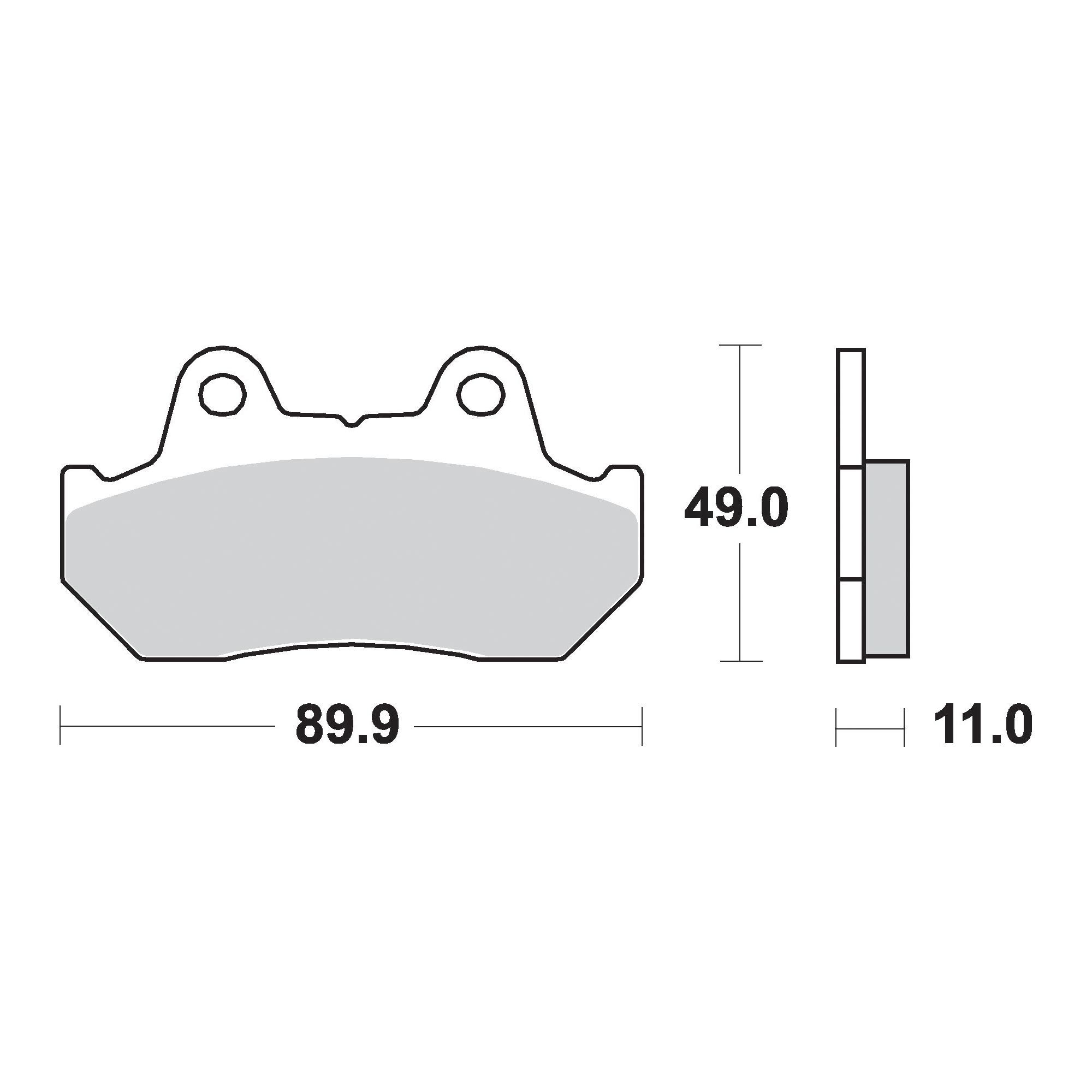 AP Racing SR Supersport Sinter Rear Disc Pads - #142SR - Image 2