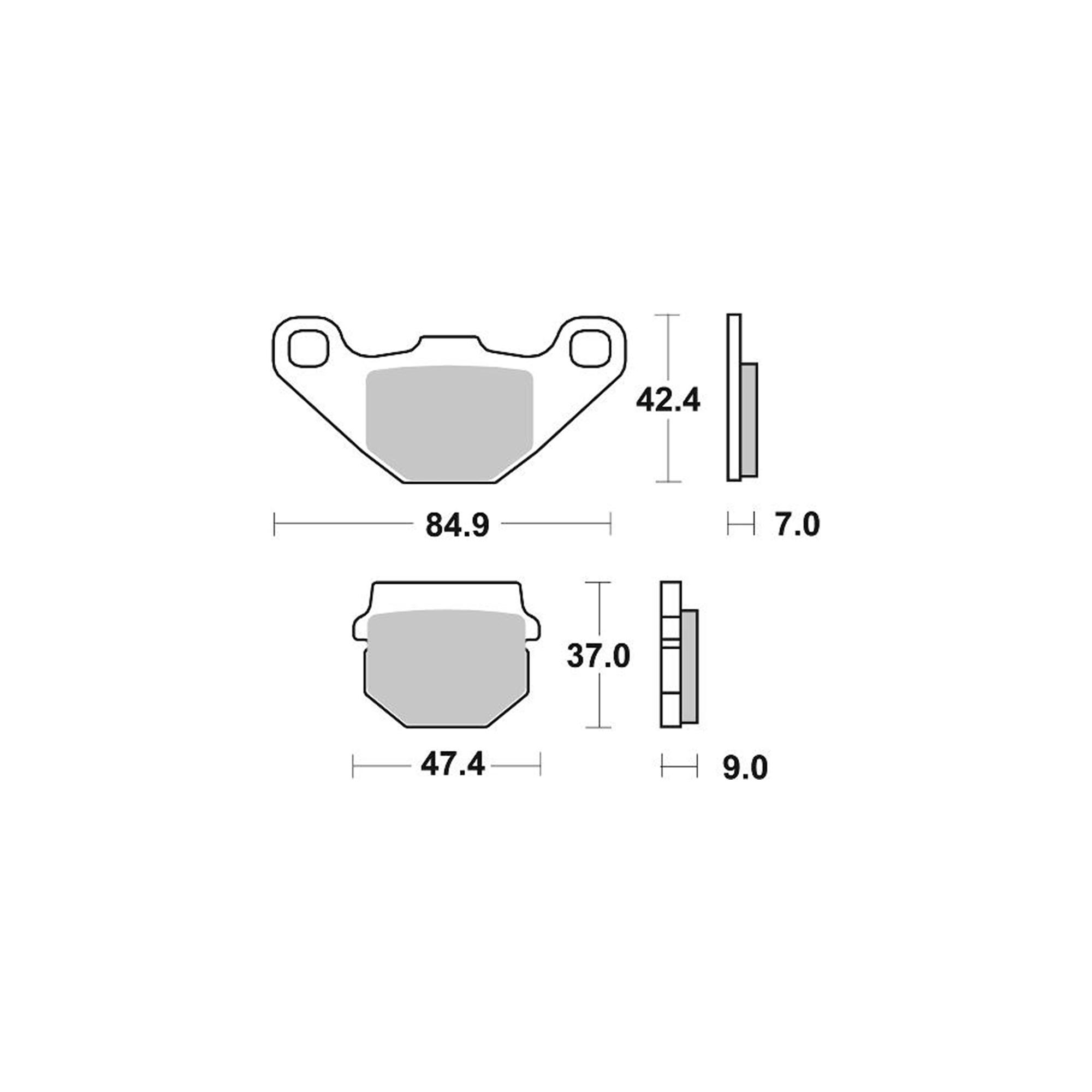 AP Racing Disc Pad Organic #144 - Image 2
