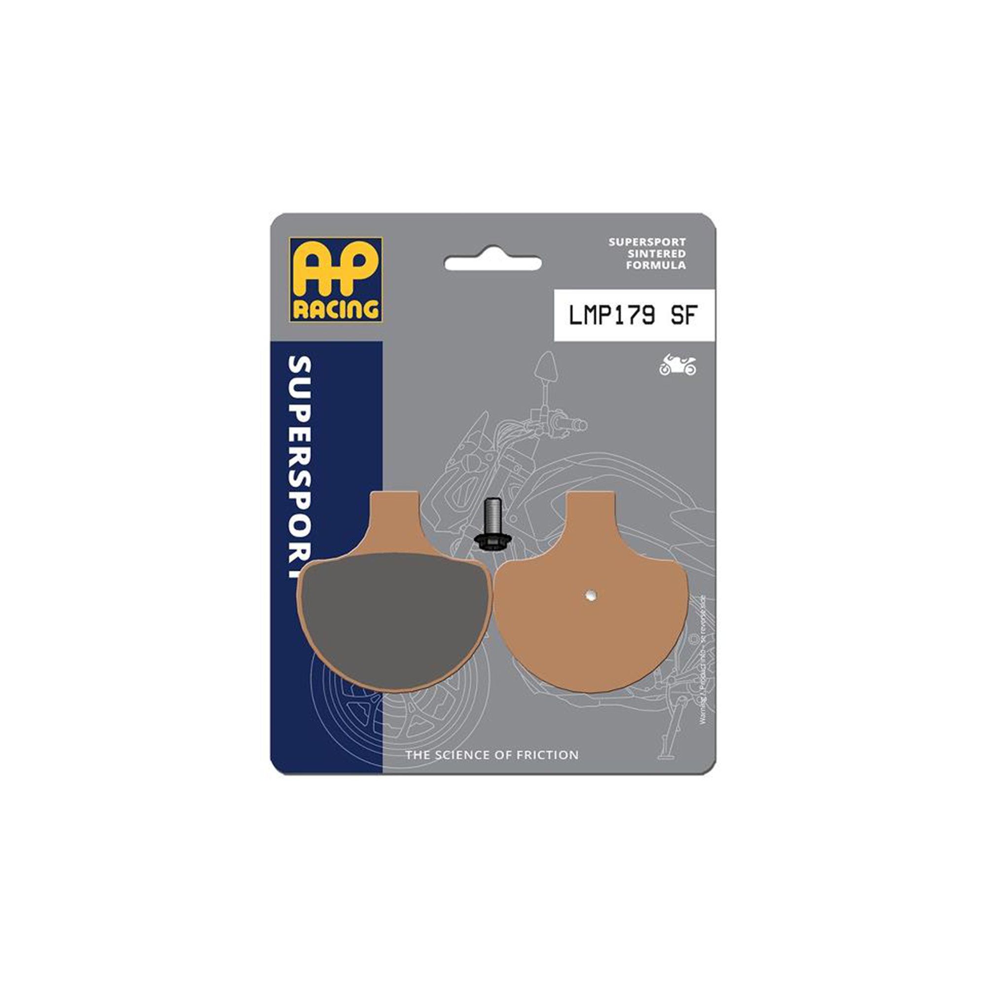AP Racing SF Supersport Sinter Front Disc Pads - #179SF - Image 3