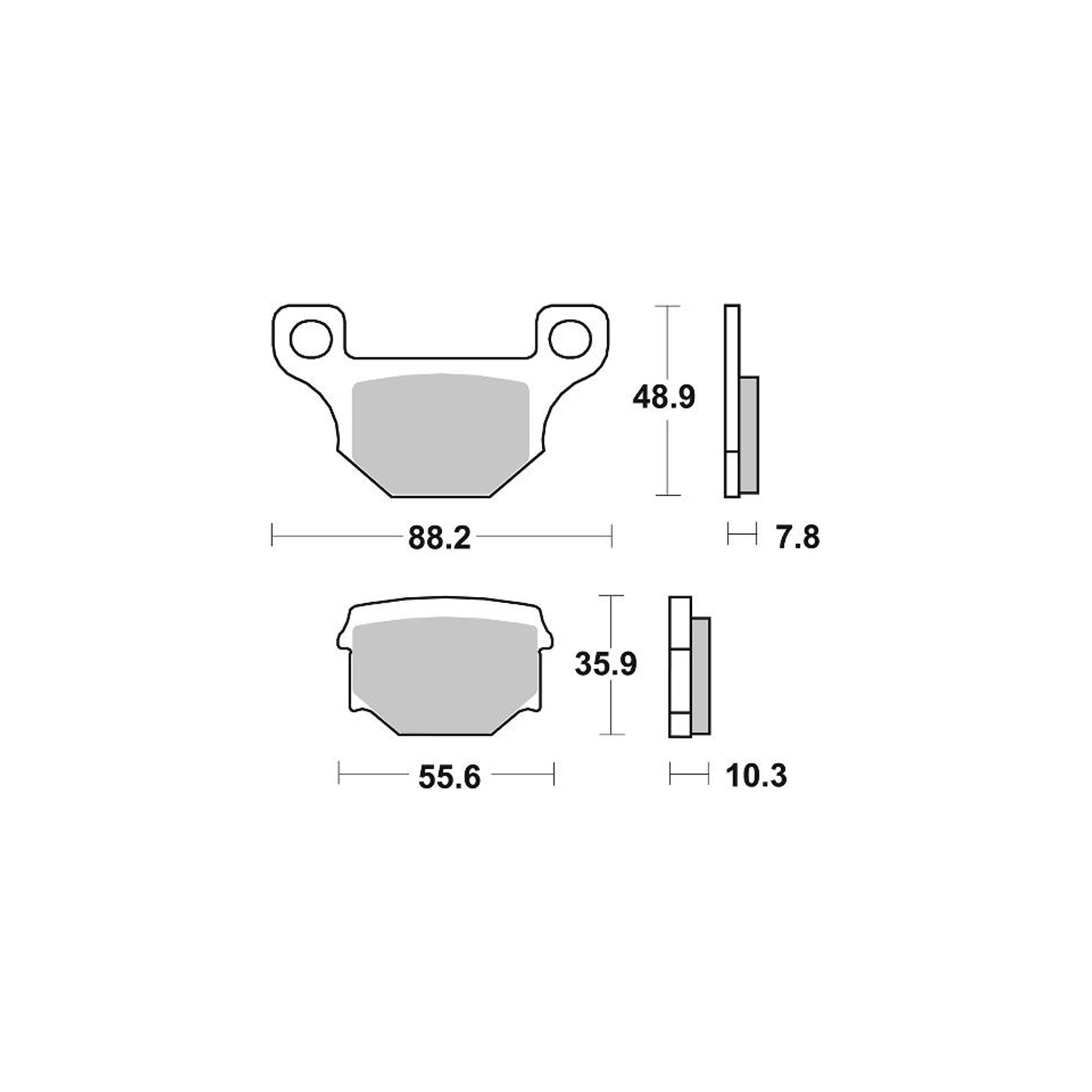 AP Racing Disc Pad Organic #185 - Image 2