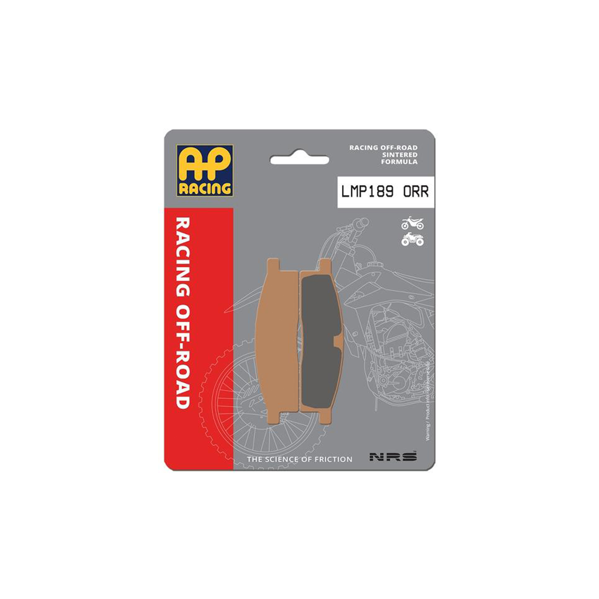 AP Racing Disc Pad Offroad Sinter Competition #192 - Image 3