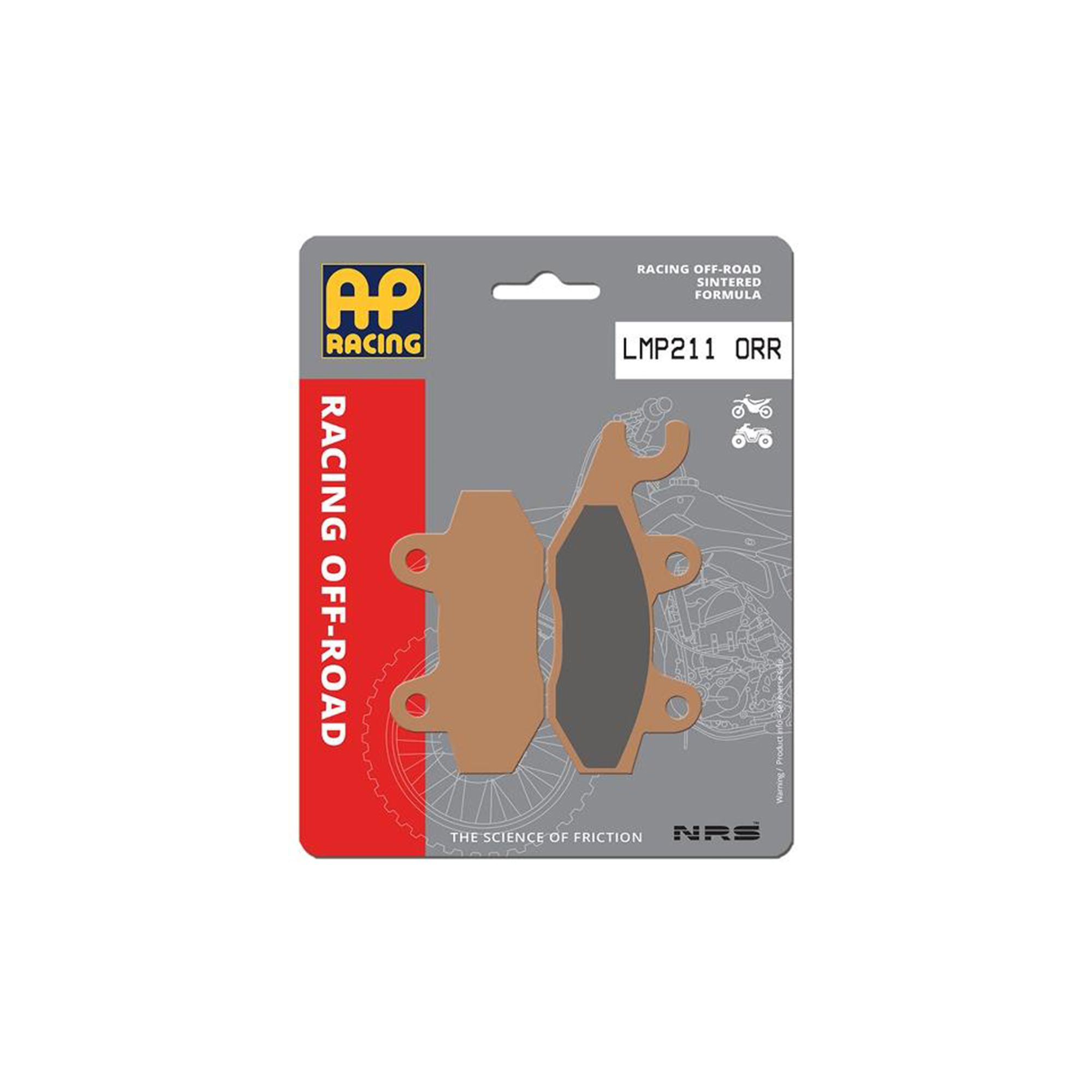 AP Racing Disc Pad Offroad Sinter Competition #211 - Image 3