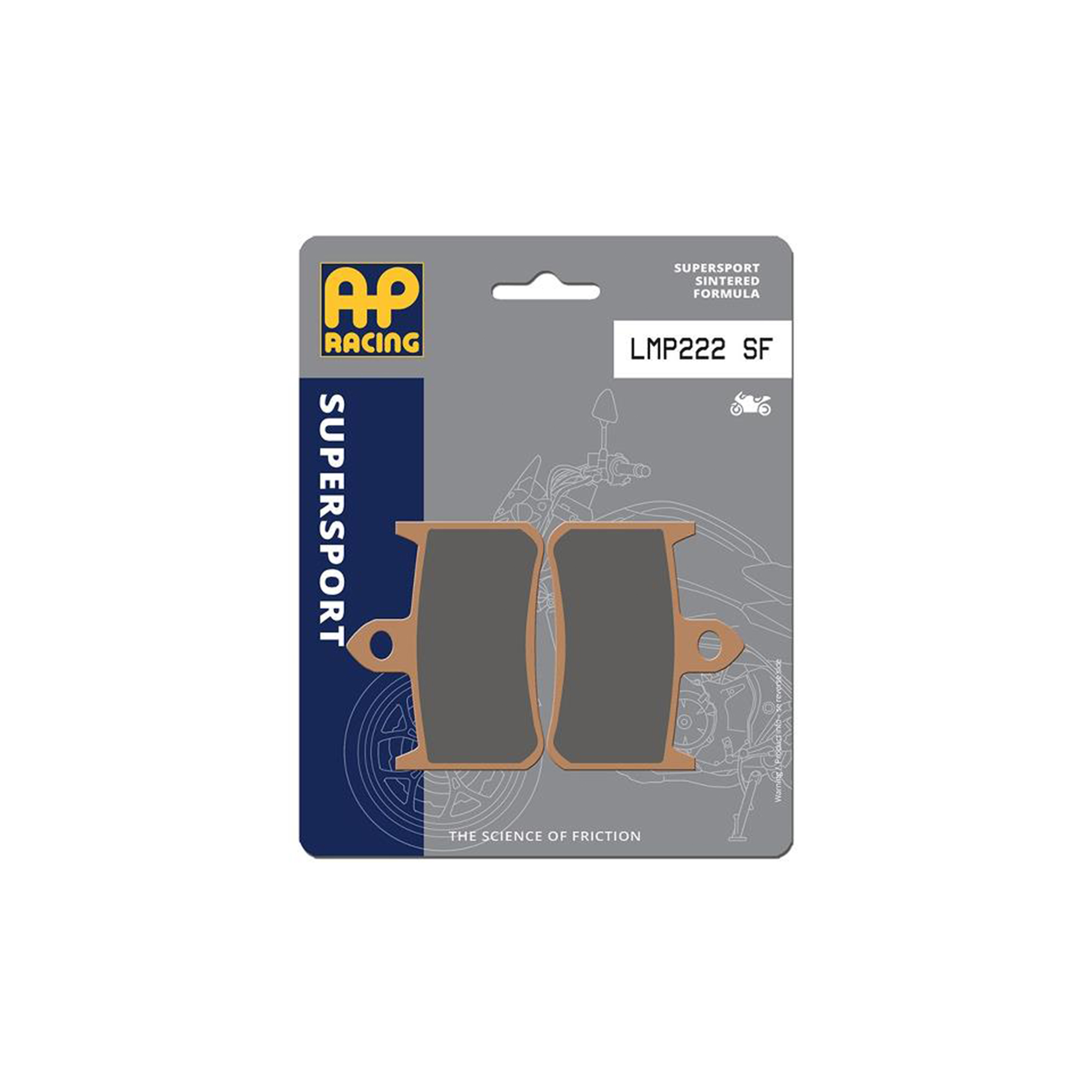 AP Racing SF Supersport Sinter Front Disc Pads - #222SF - Image 3