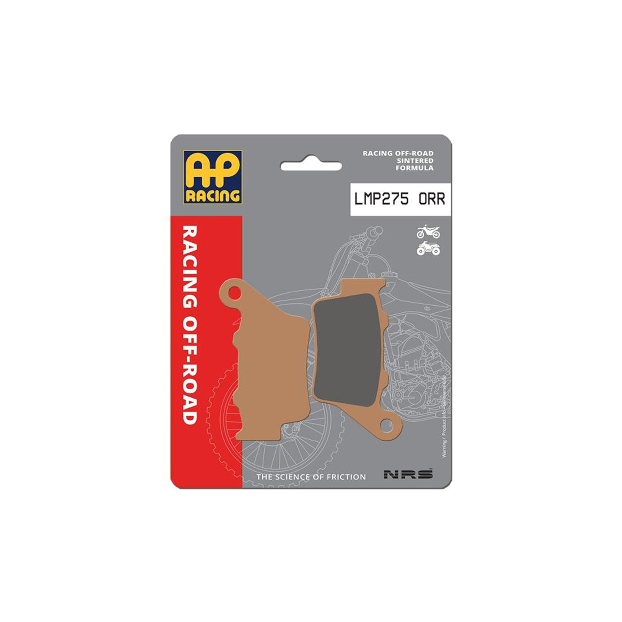 AP Racing Disc Pad Offroad Sinter Competition #275 - Image 3