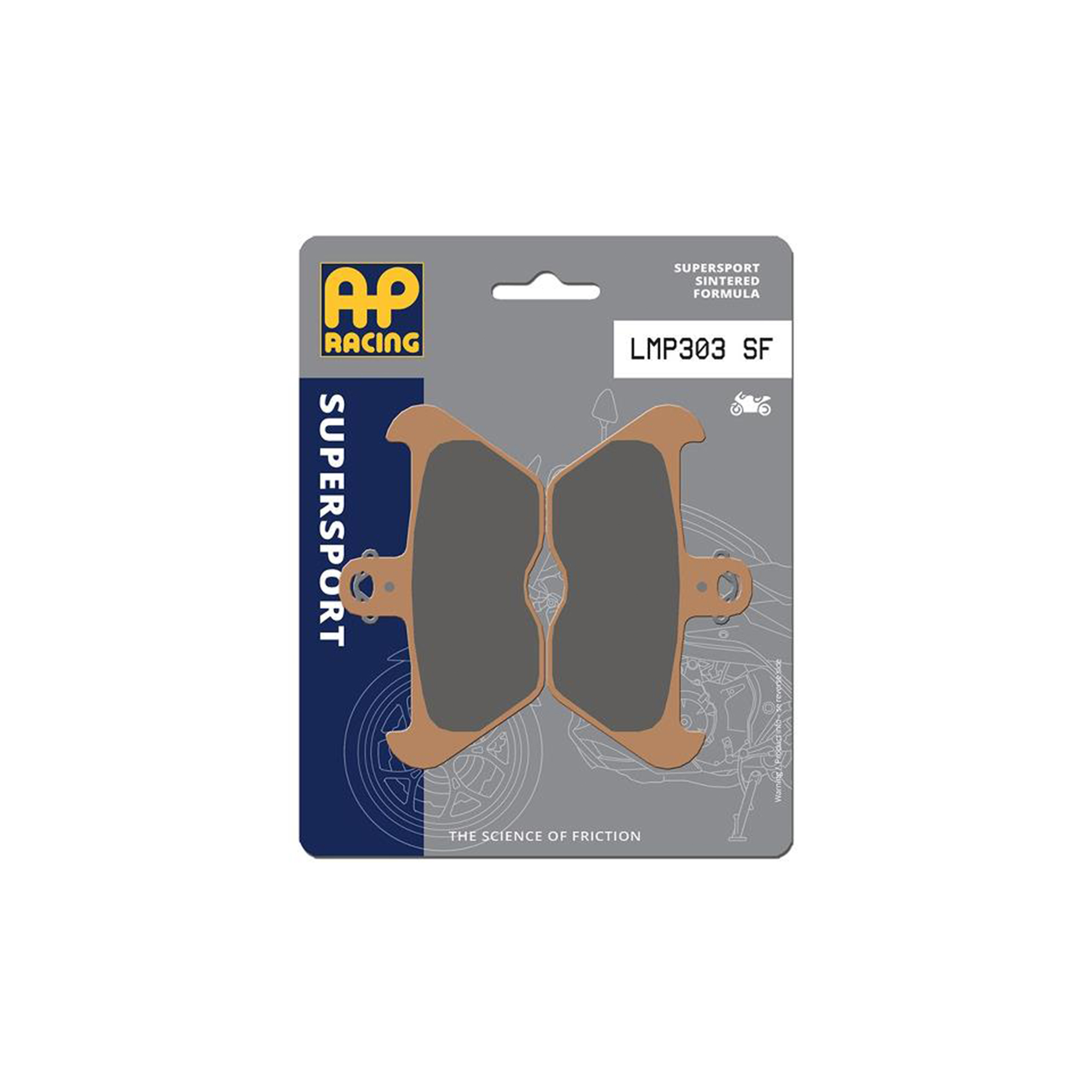 AP Racing SF Supersport Sinter Front Disc Pads - #303SF - Image 3