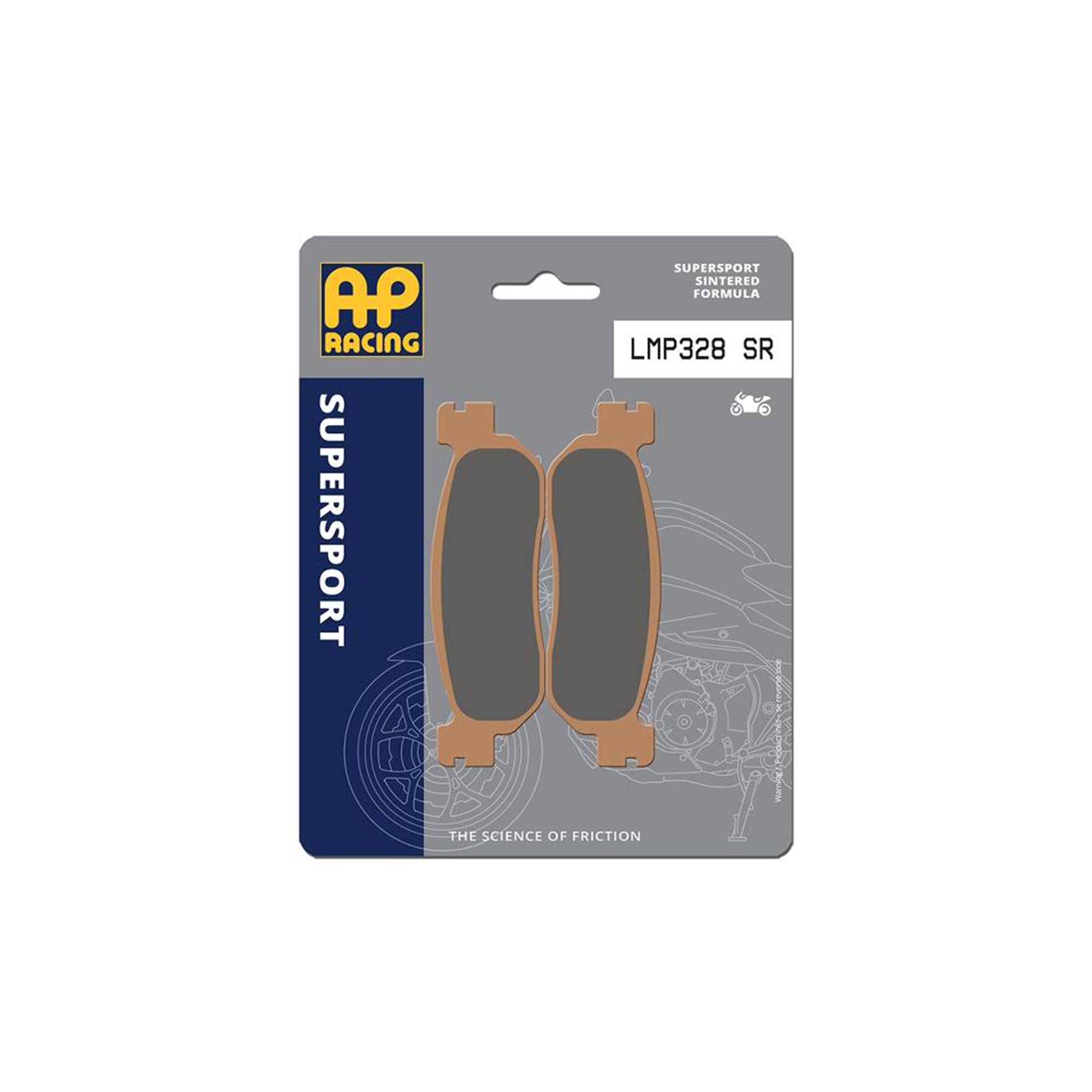 ML AP Racing SR Supersport Sinter Rear Disc Pads - #328SR - Image 3