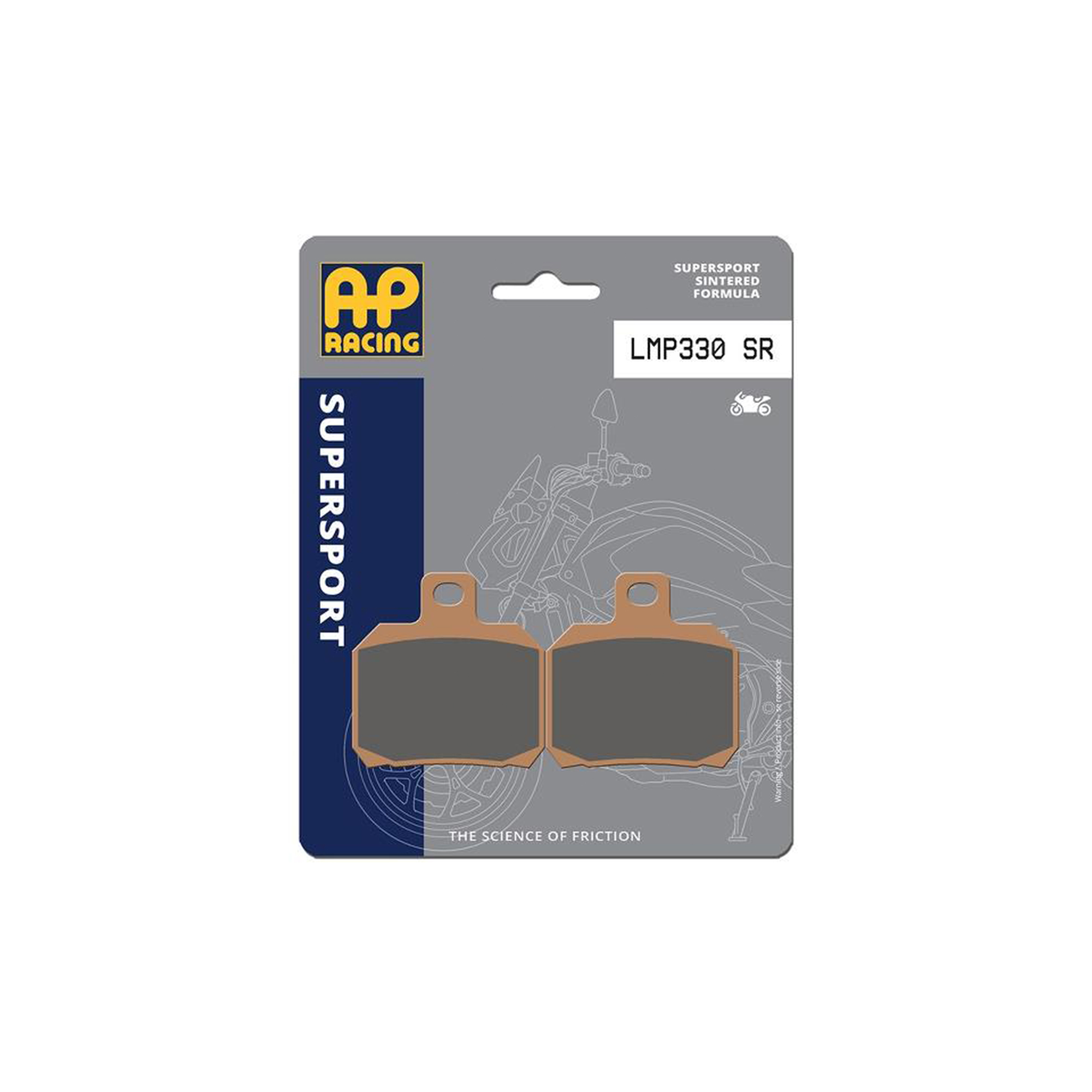 AP Racing SR Supersport Sinter Rear Disc Pads - #330SR - Image 3