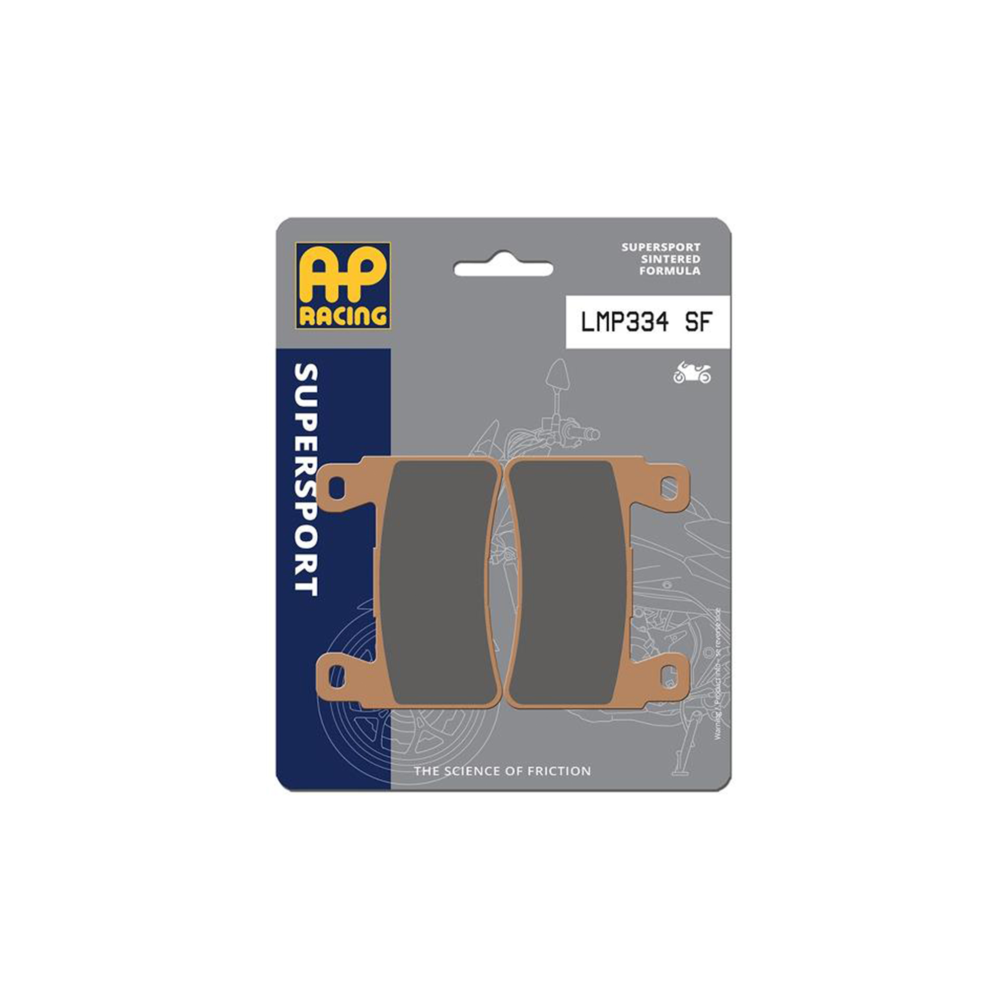 AP Racing SF Supersport Sinter Front Disc Pads - #334SF - Image 3